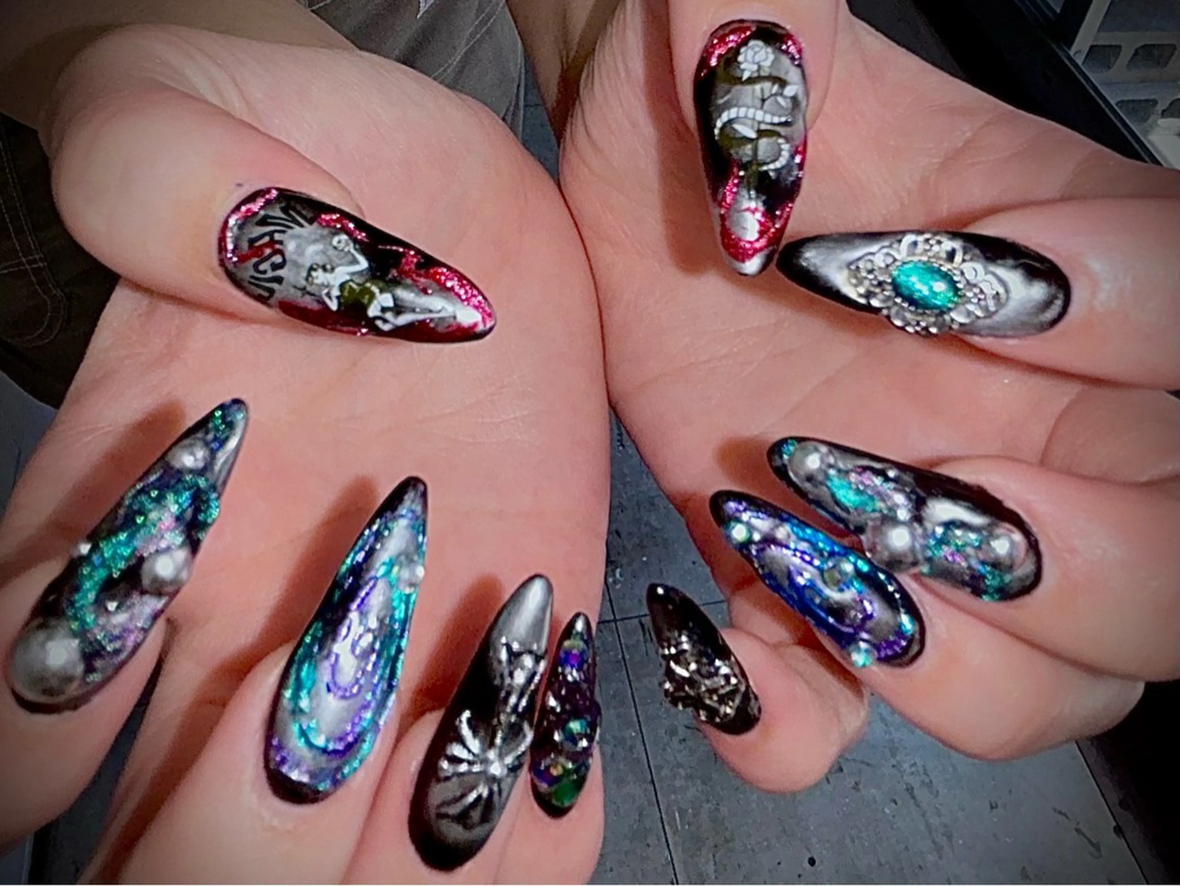 ネイル ハンドネイル Nail Salon L'arc所属・☆Mèo ☆のネイルデザイン