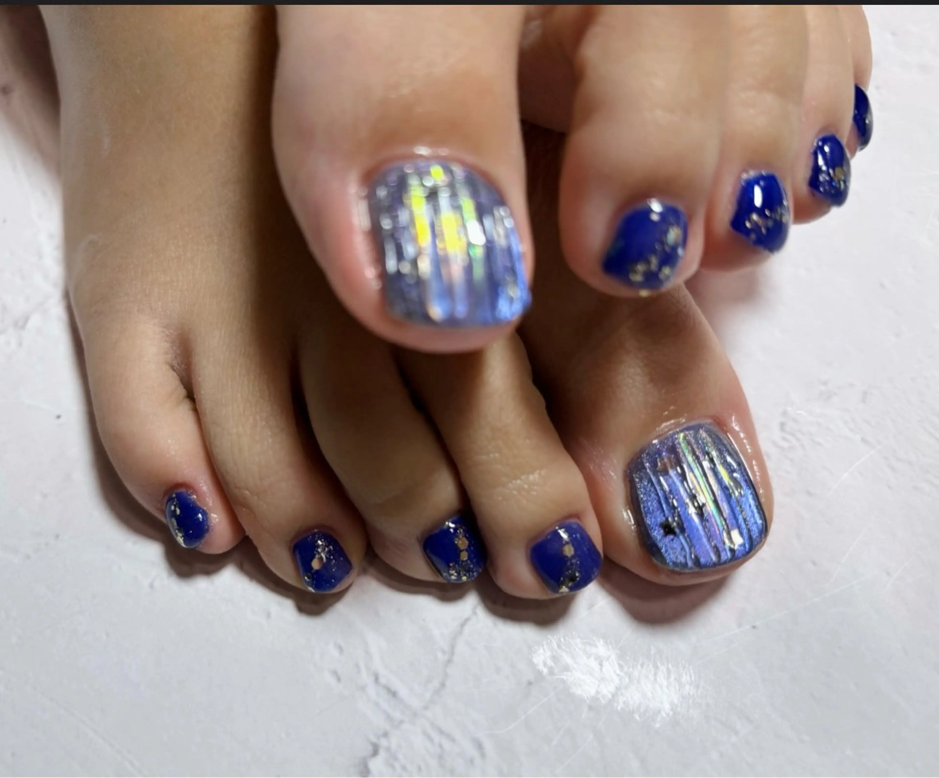 ネイル フラッシュネイル フラッシュマグ フットネイル マグネットネイル nailsalon N iＪｉのネイルデザイン