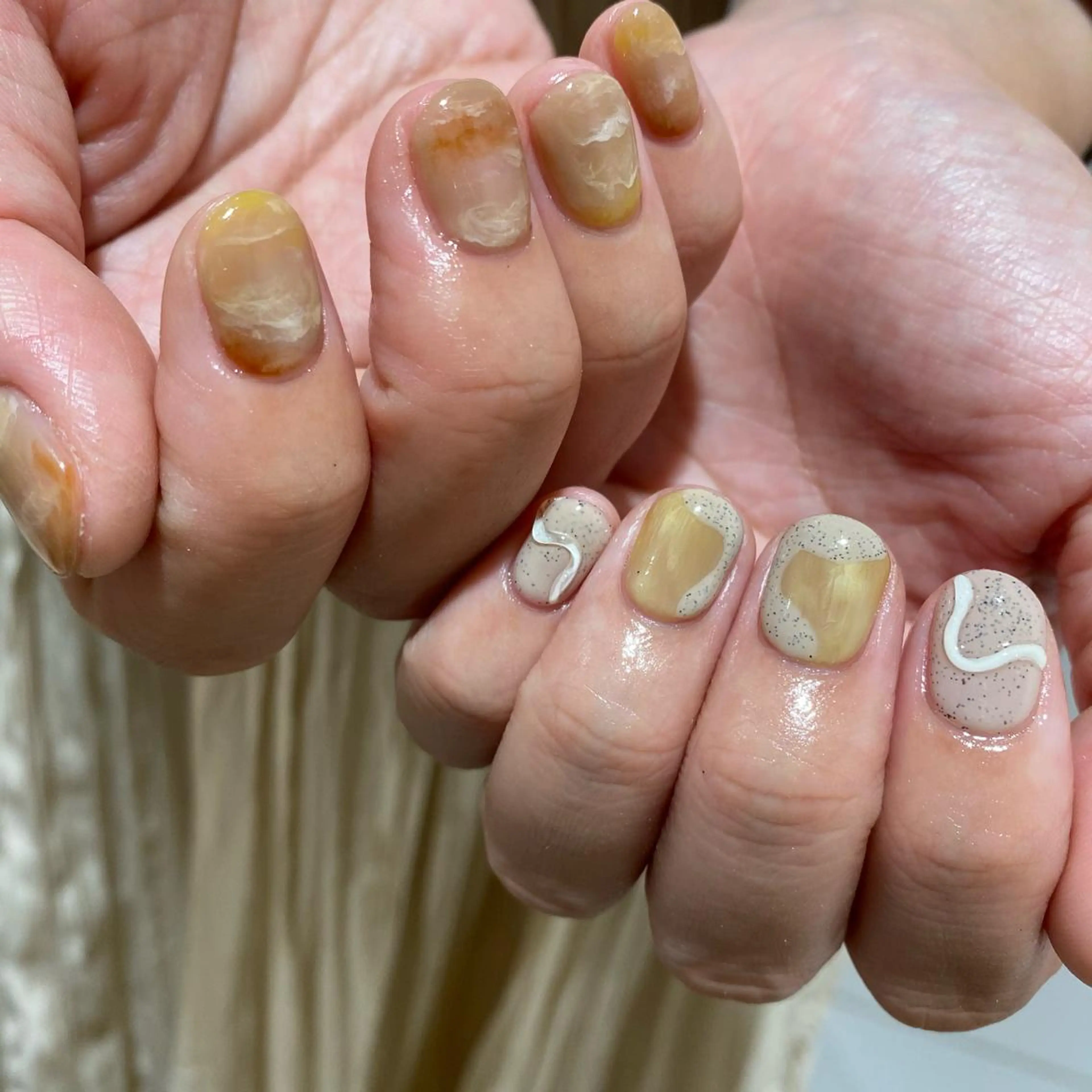 ネイル ハンドネイル Trico Antique所属・岩本 杏のネイルデザイン