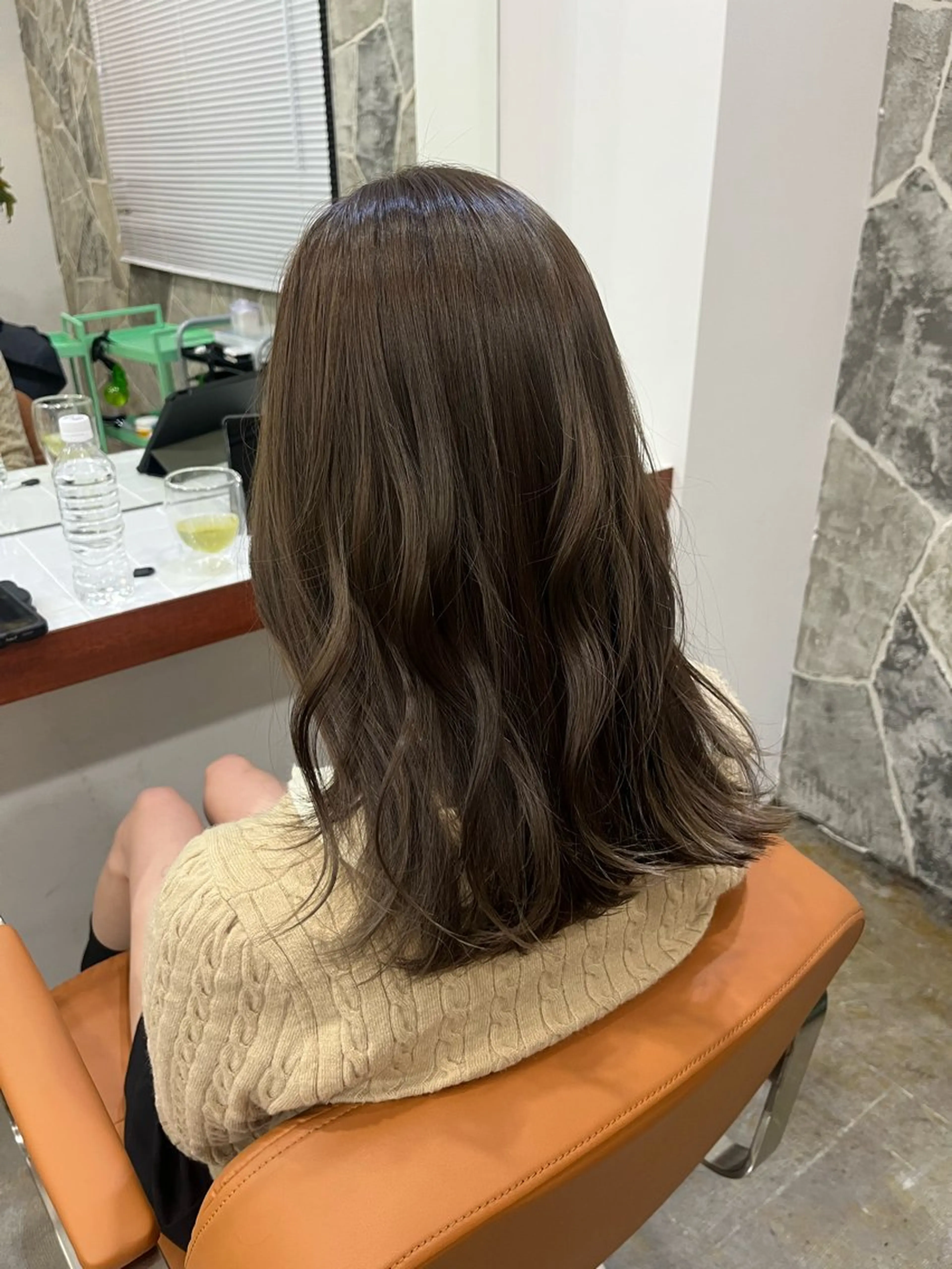 ミディアム カラー ヘアカラー HEW所属・Sanaダブルカラー ✨️パルコ徒歩1分のヘアスタイル