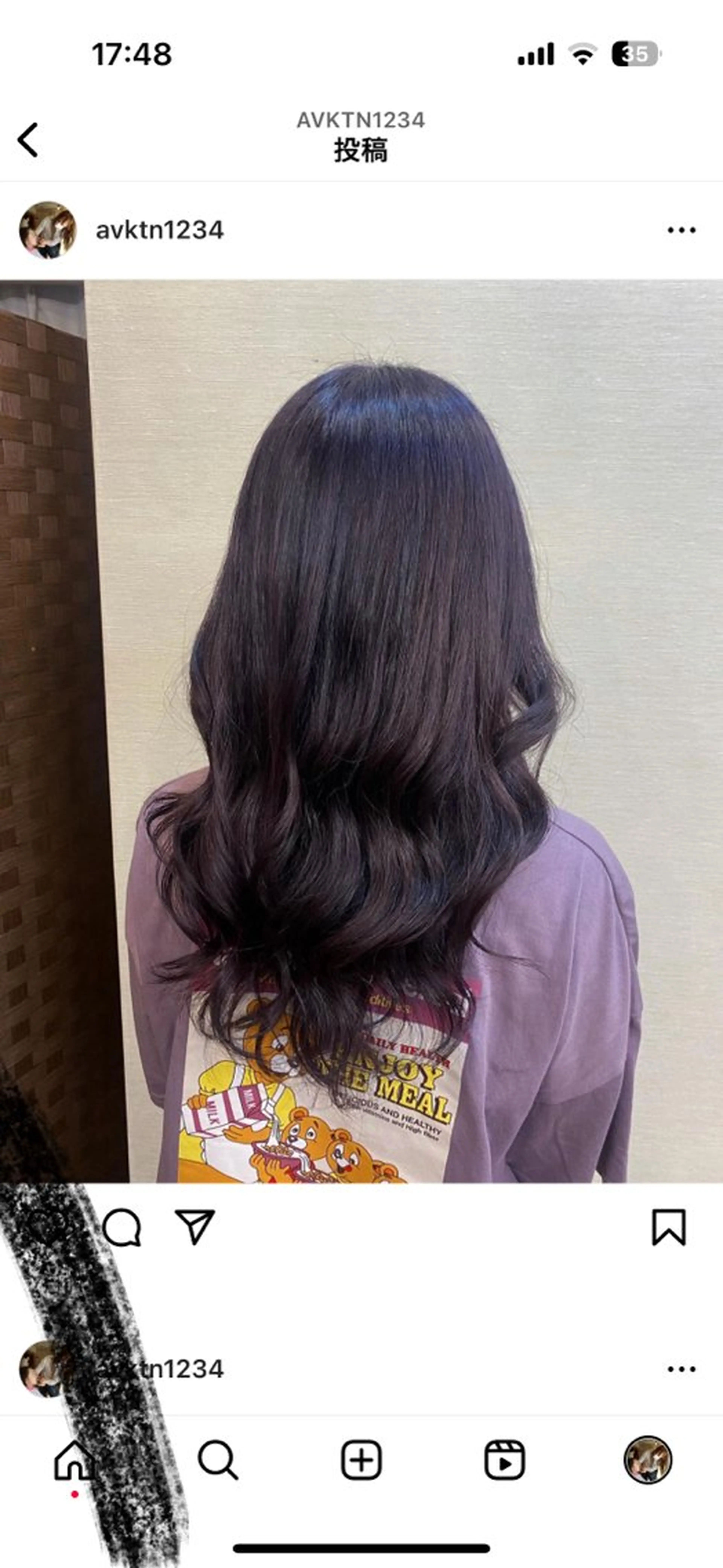 セミロング カラー yamaguchi kのヘアスタイル