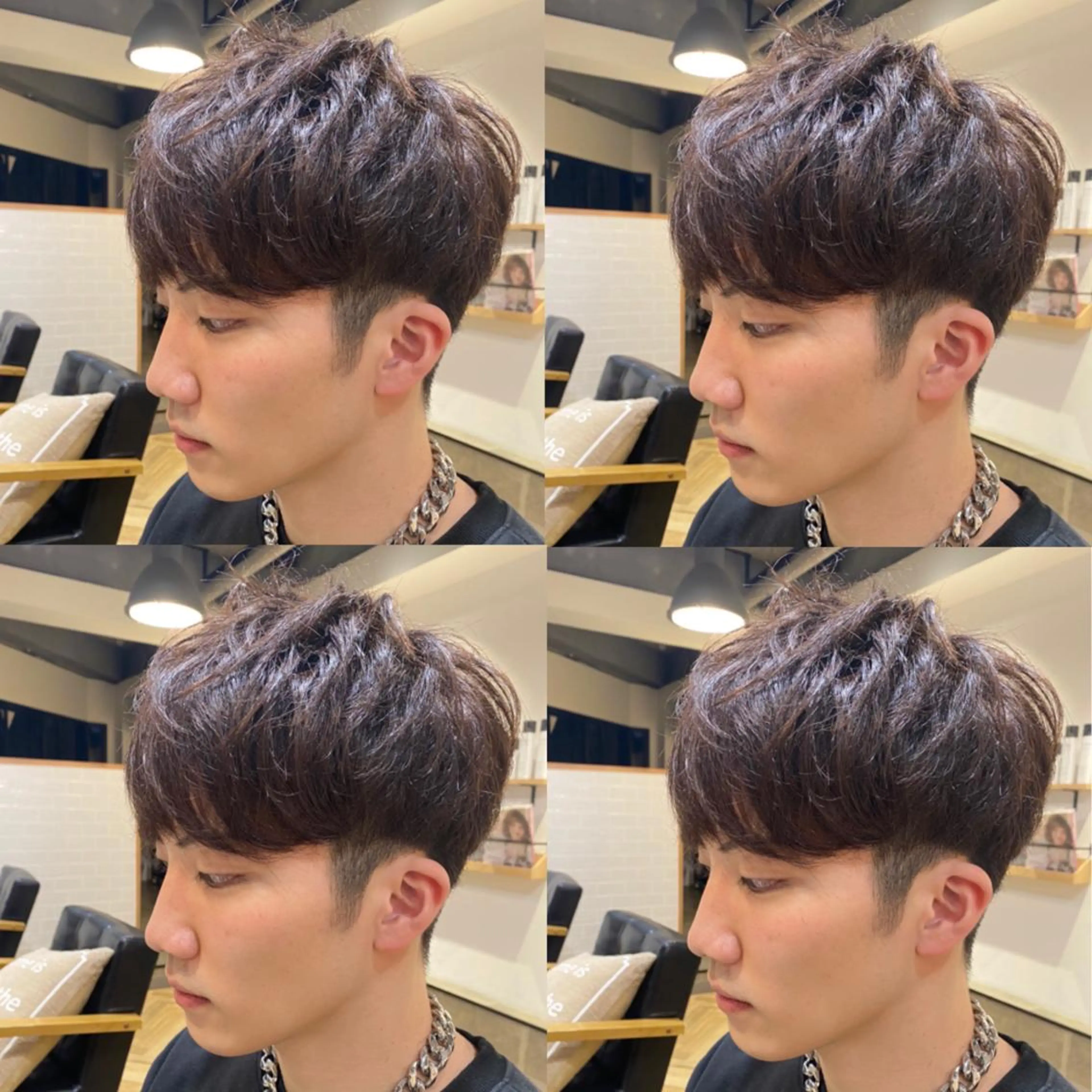 ショート メンズ 艶カラー/韓国顔周り 🎀mamiのヘアスタイル