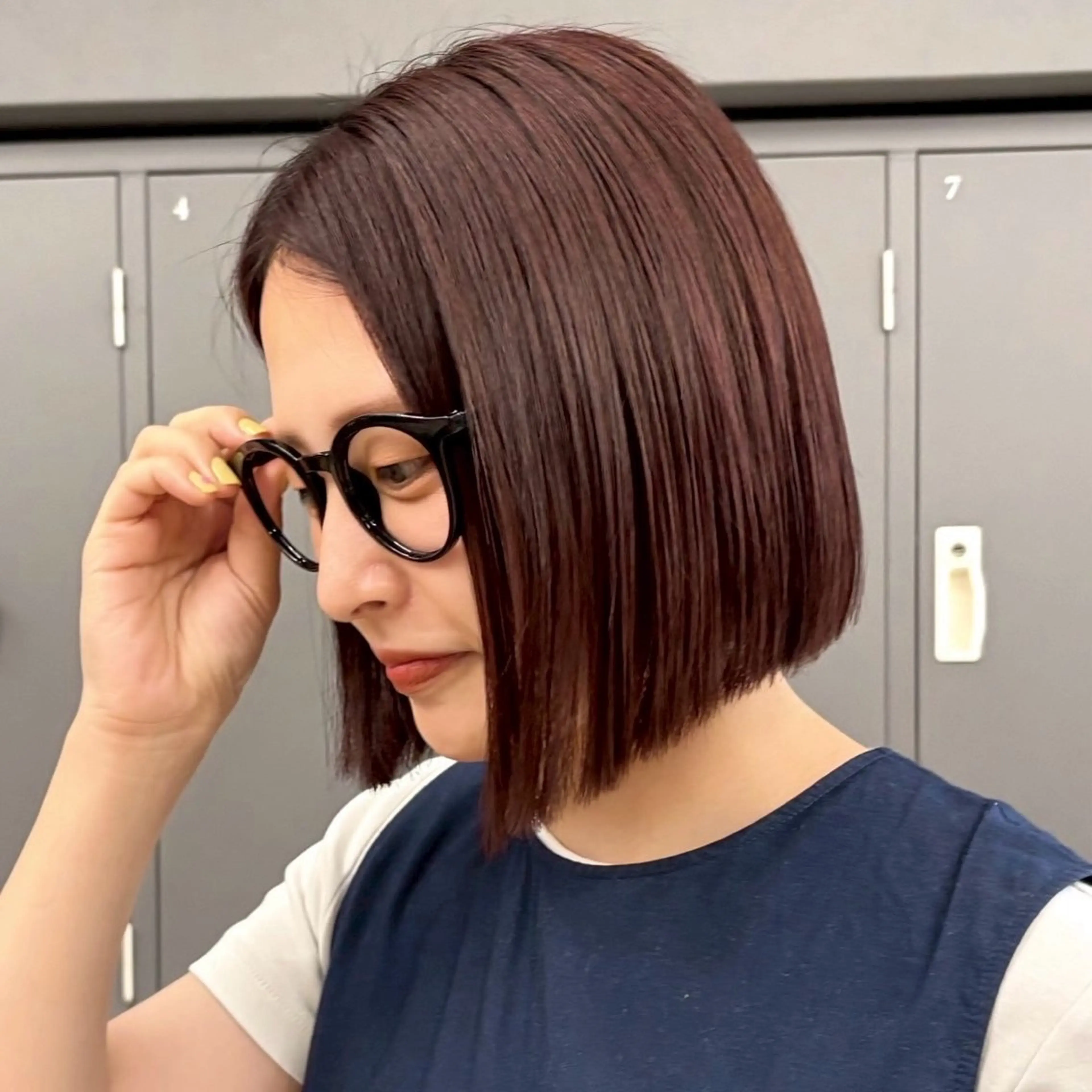 ショート 亀井 詩奈のヘアスタイル