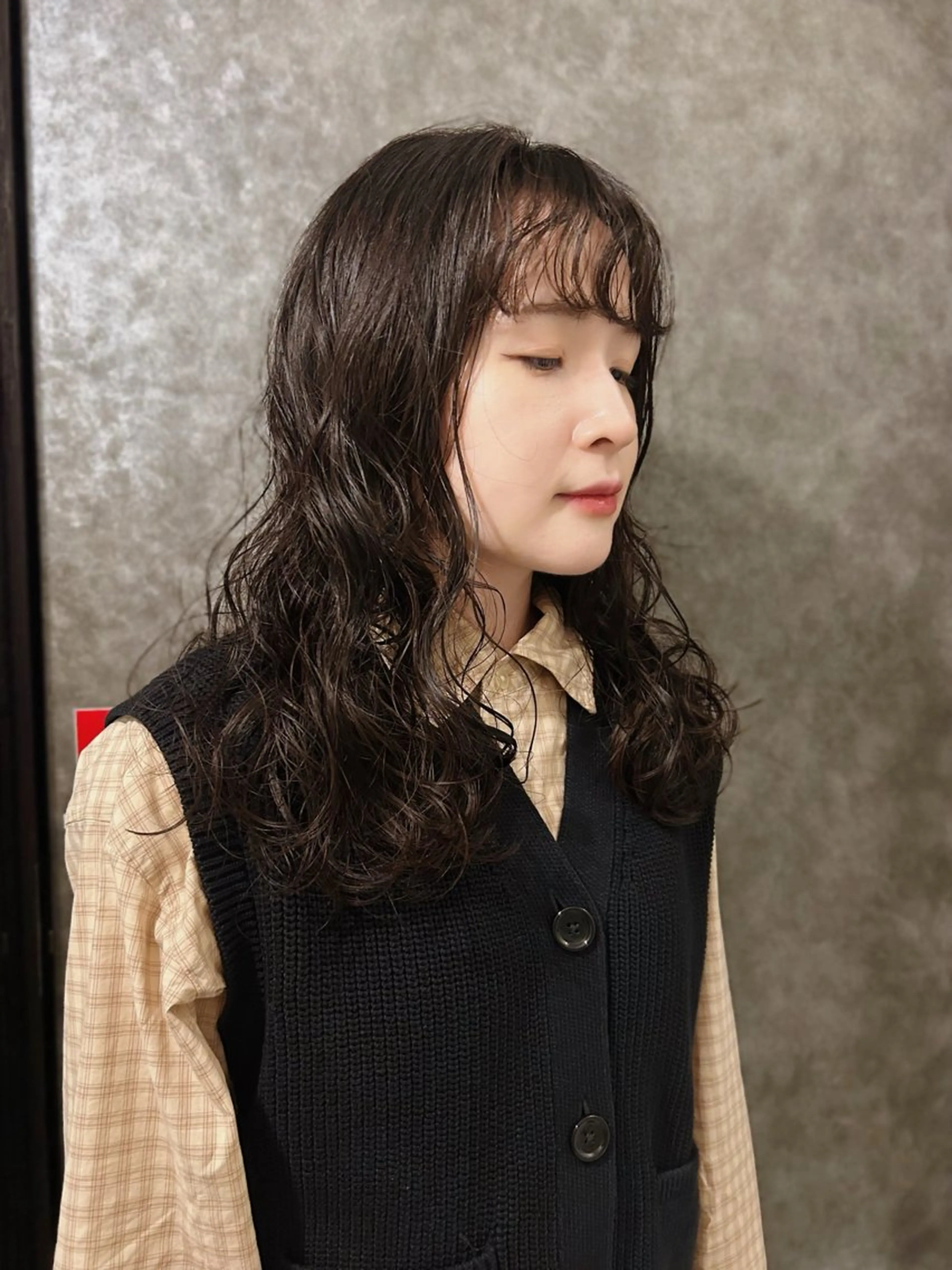 セミロング パーマ セミロングパーマ カット パーマ tete nico所属・似合わせ/ヘアカラー nanami🌸のヘアスタイル