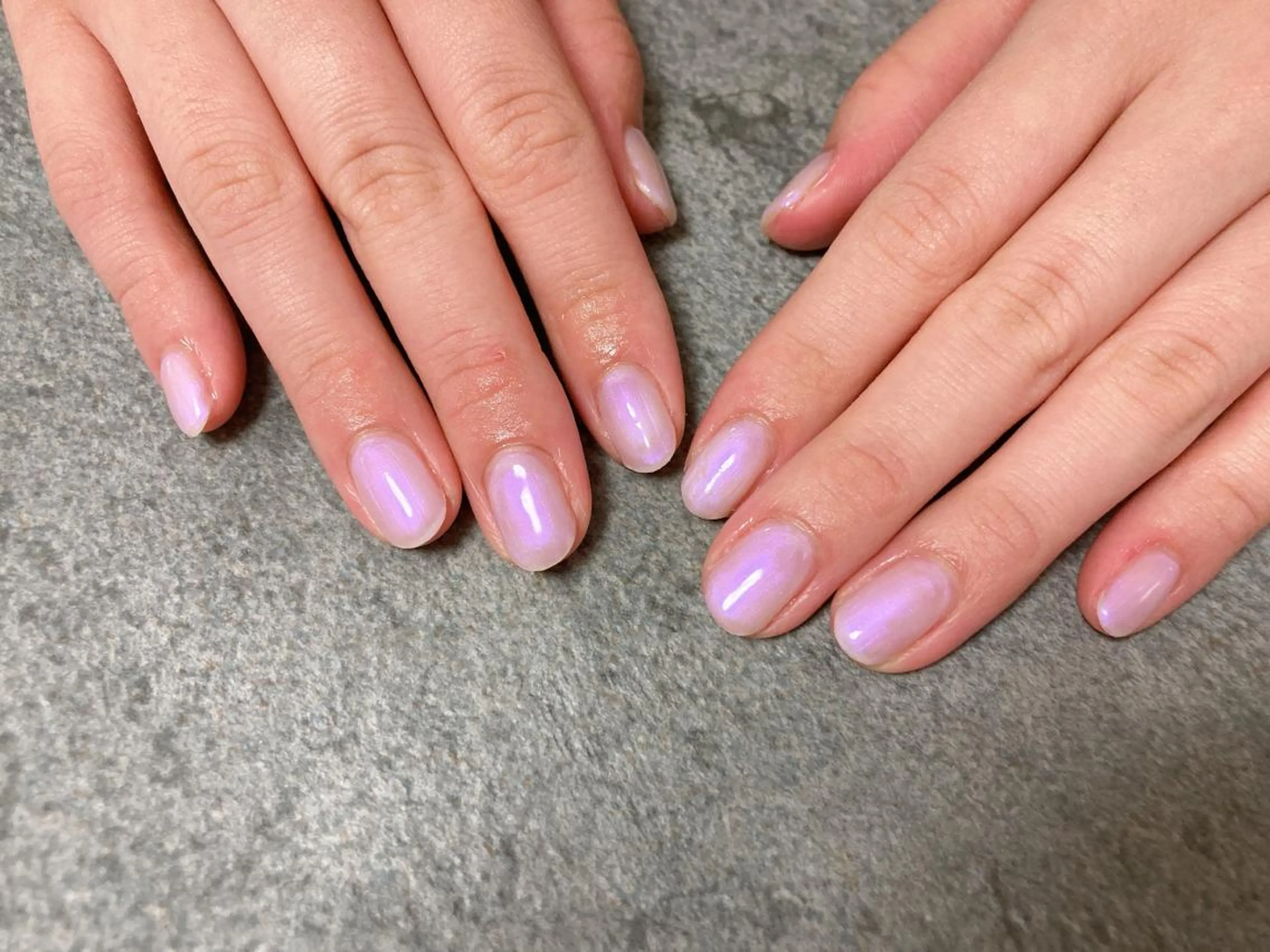 ネイル ワンカラーネイル ピンク ハンドネイル Mogu nail 二子玉川のネイルデザイン