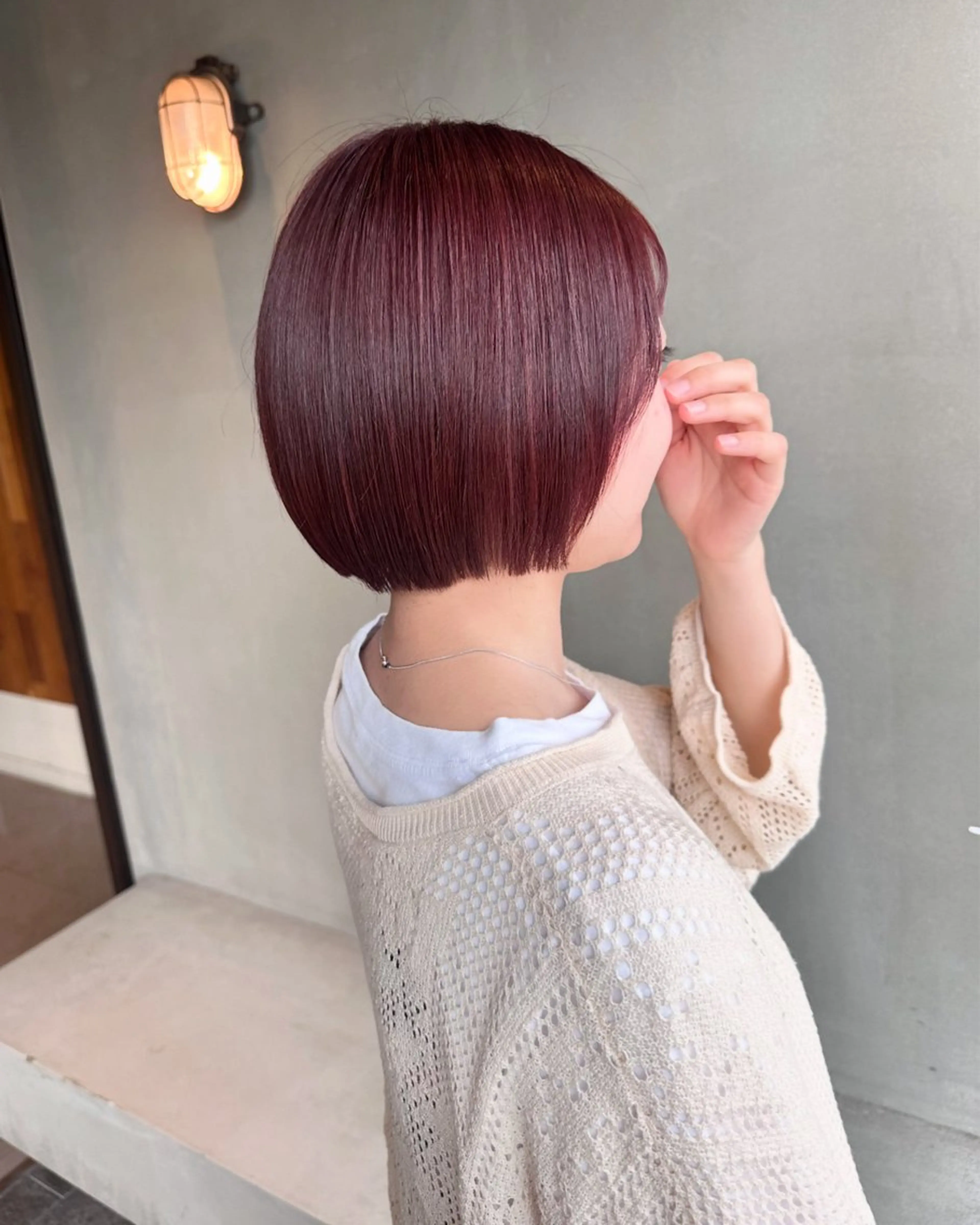 ショート カラー ブリーチ ブリーチなしカラー ヘアカラー 暖色color/ mana🎀のヘアスタイル