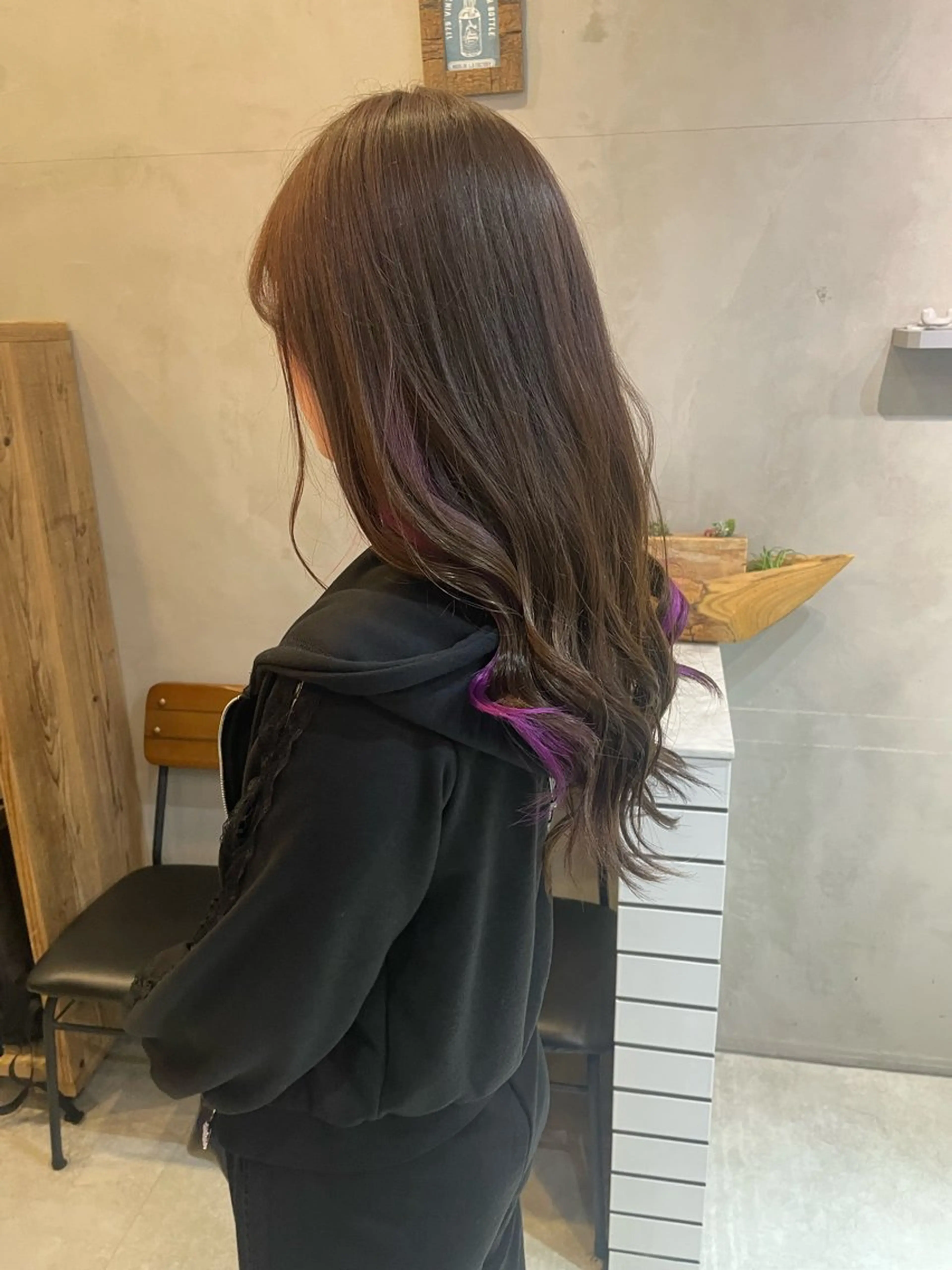 ロング カラー ヘアカラー HAYATA/透明感 /派手髪/ケアブリのヘアスタイル