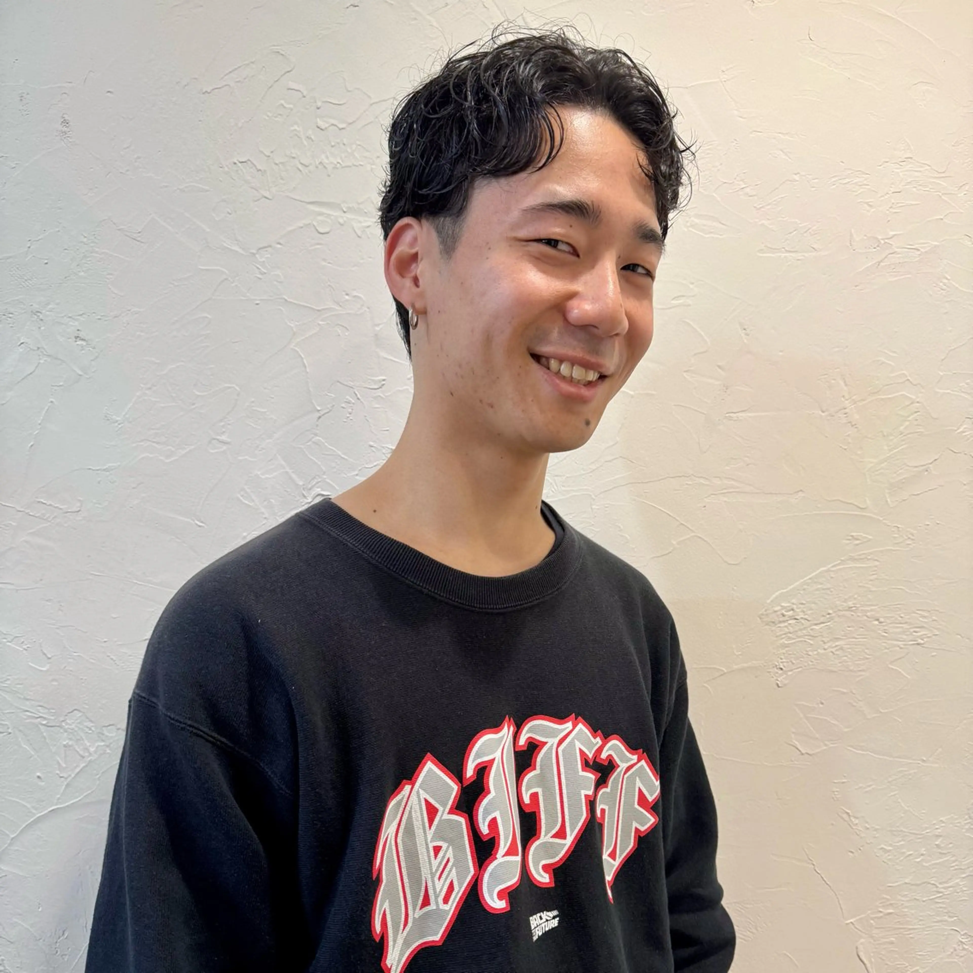 ショート メンズ アップバング メンズ就活ヘア メンズパーマ メンズショート スパイキーショート カット ヘアセット 【池袋/スパイキー ショート】ⓝⓘⓜⓤのヘアスタイル