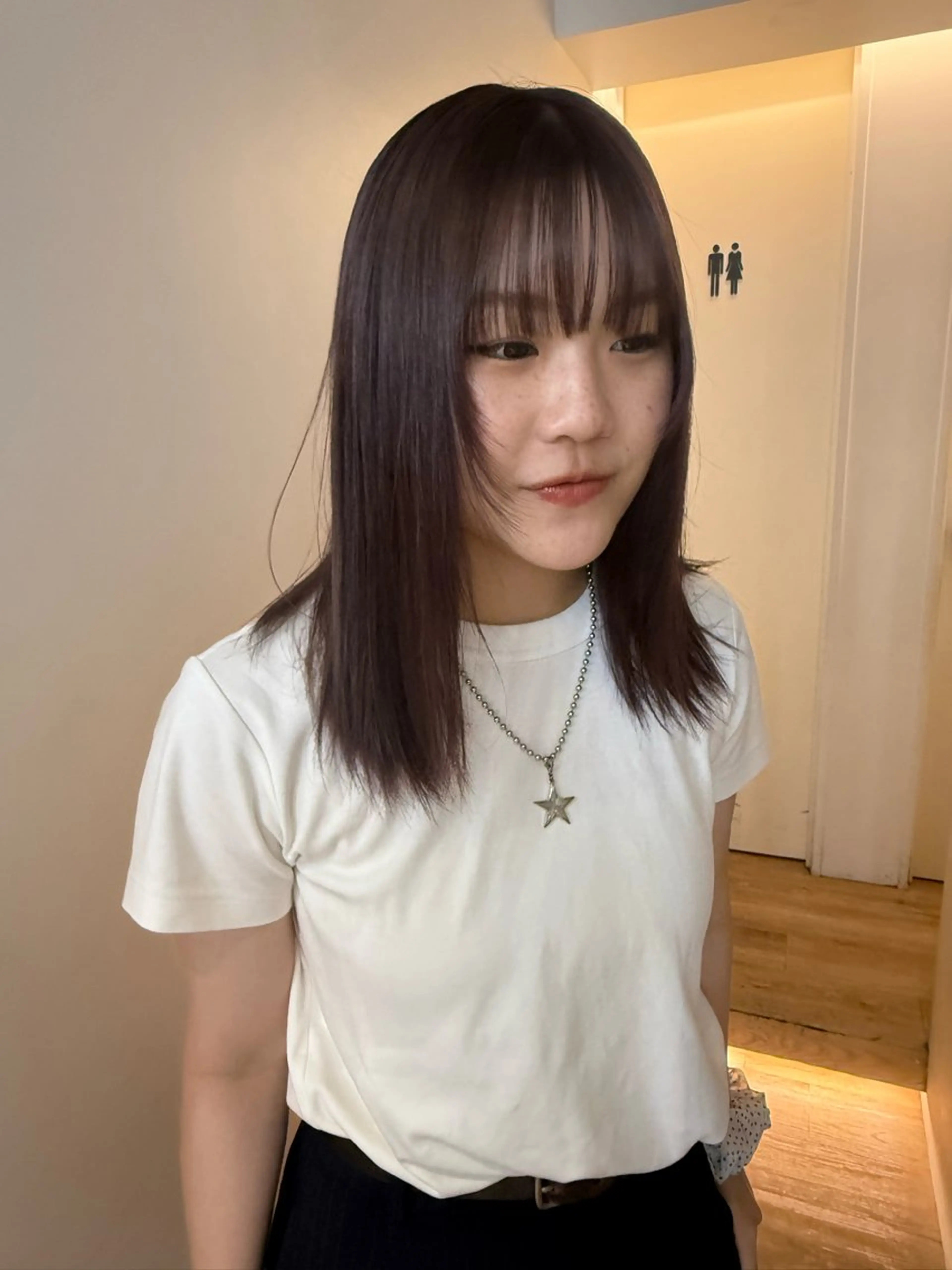 ミディアム カラー ハイトーン/デザイン 🪐·˚⌖MIHOのヘアスタイル