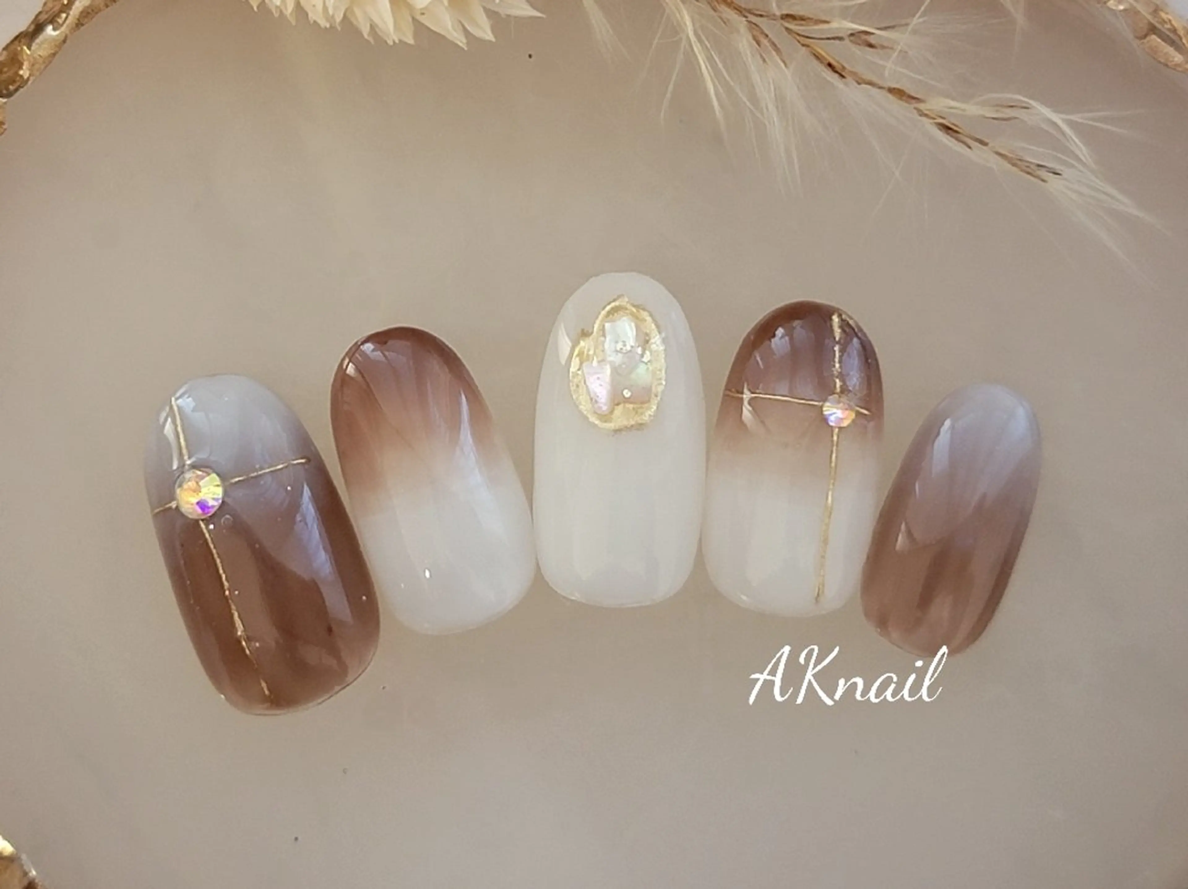ネイル ネイル&巻き爪サロン 　AKnailのネイルデザイン