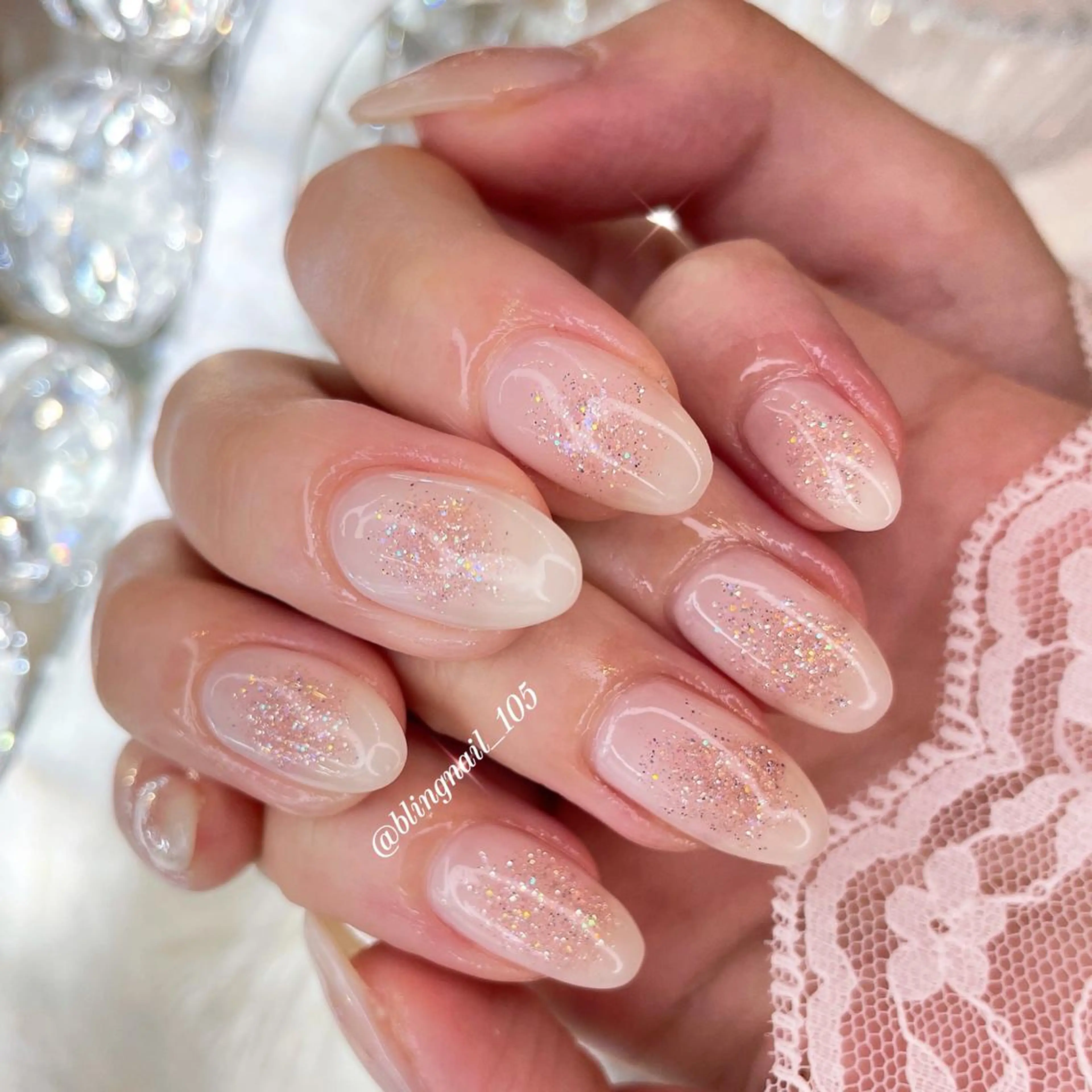 ネイル 23時まで❤︎韓国、 ワンホンネイルのネイルデザイン