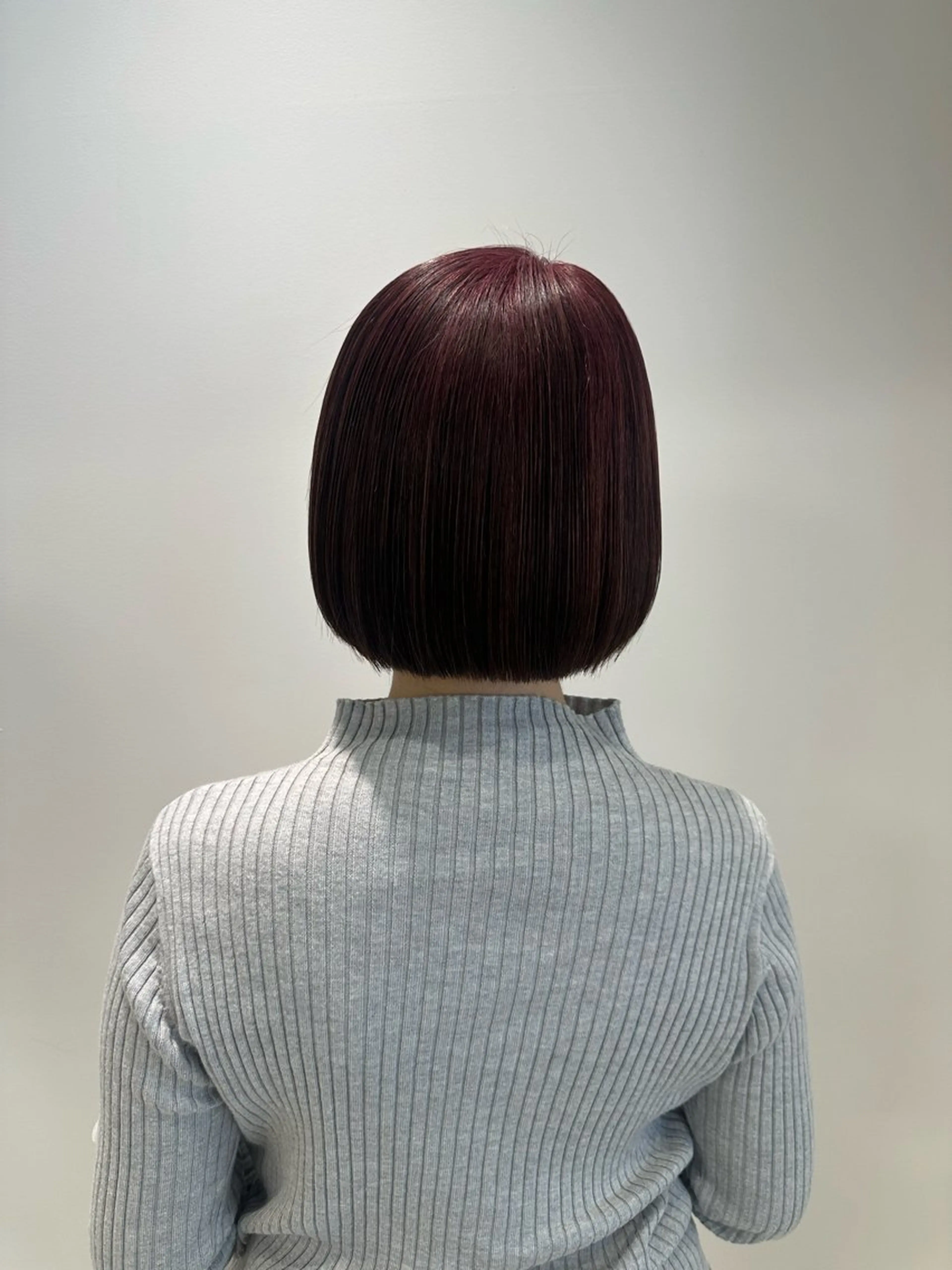 ミディアム カラー カット ヘアカラー トリートメント 髪質改善/縮毛矯正 /ブリーチ矯正/岡部のヘアスタイル