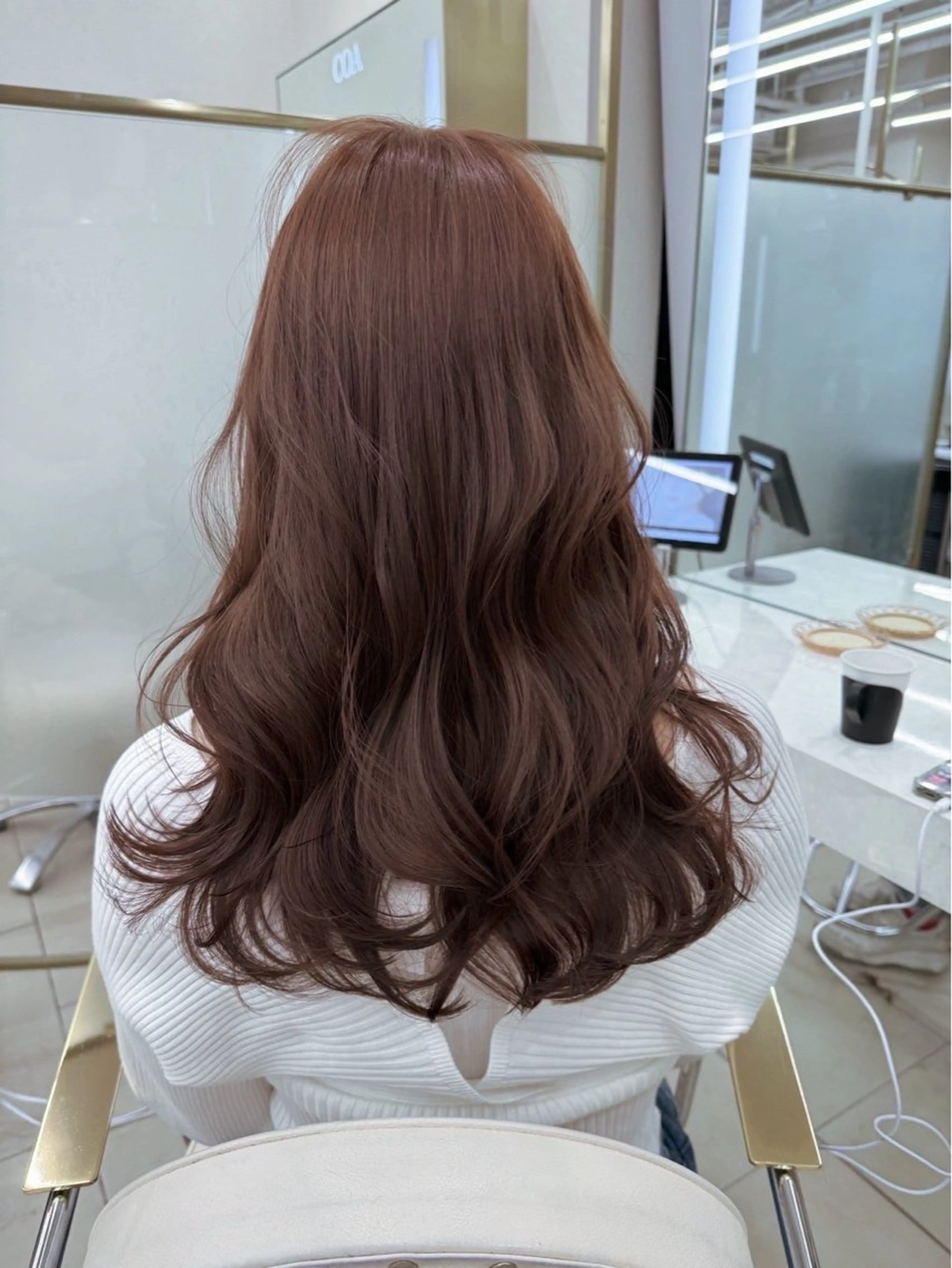 ロング 透明感艶髪カラー 銀座🍒AYANEのヘアスタイル