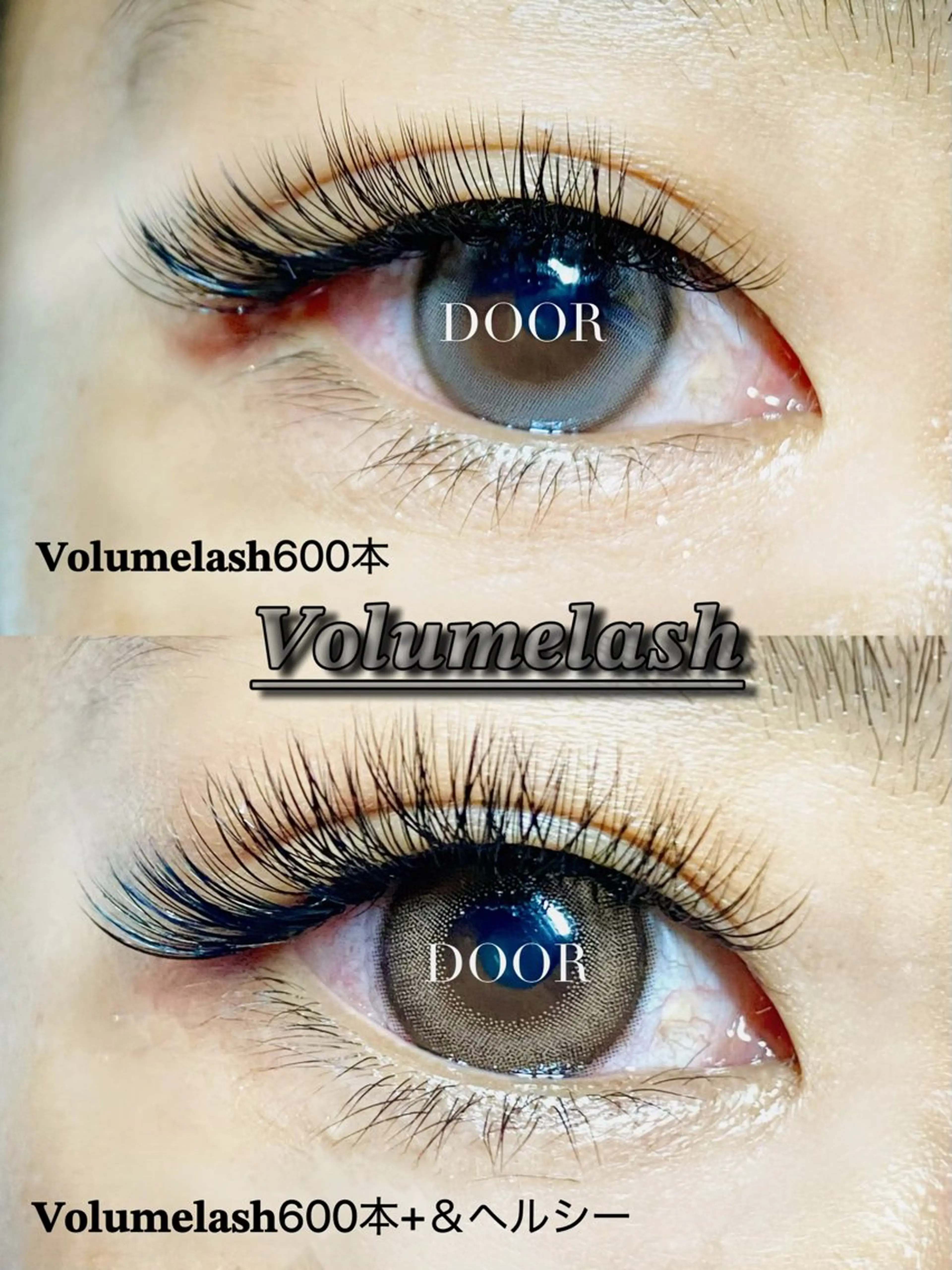 🧁\ꫛꫀꪝ✧‧˚メニュー/＆ヘルシー➕LEDエクステ➕ボリュームラッシュ600本🧁の写真