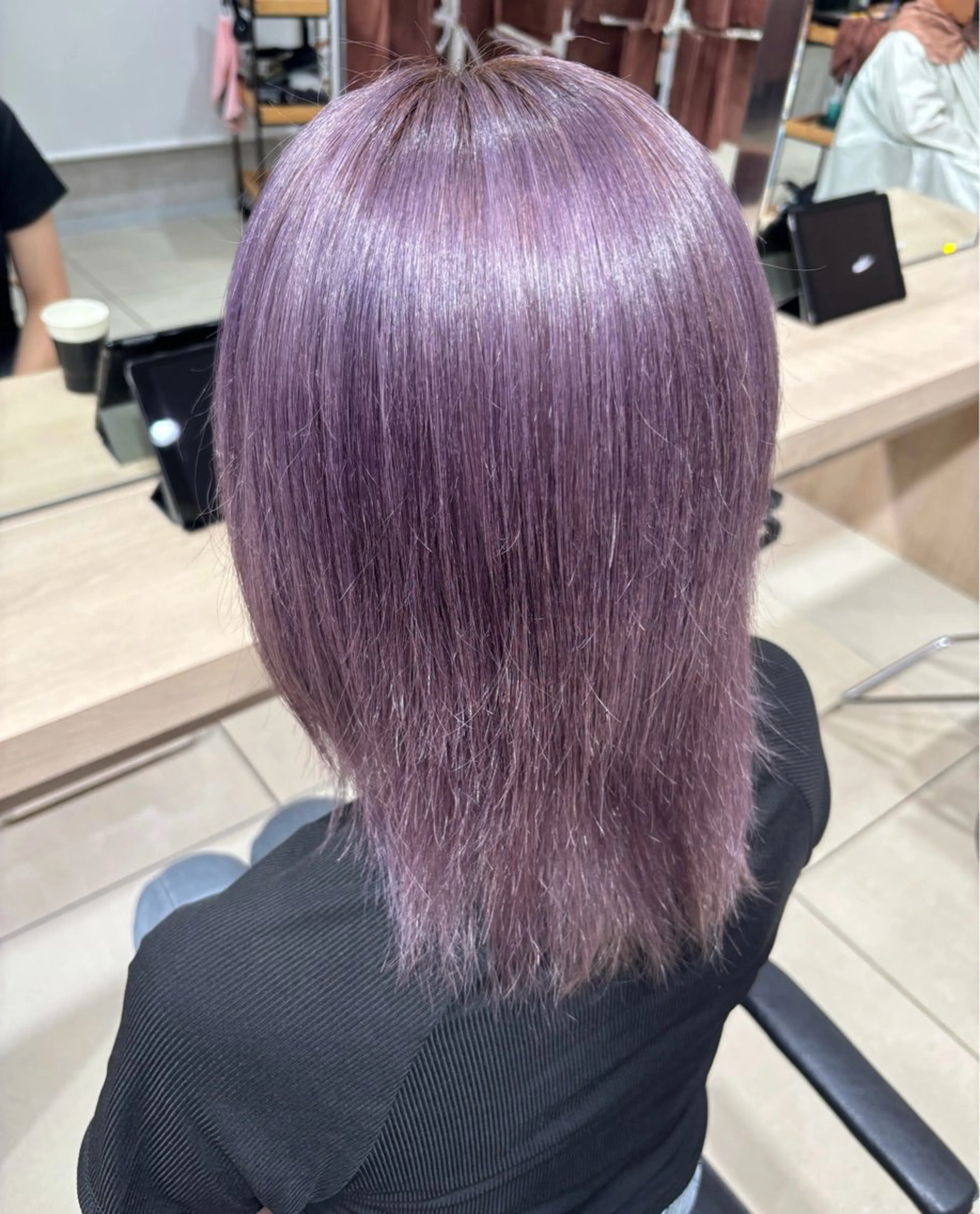 セミロング 🍒カラー/縮毛🍒 こばるのヘアスタイル