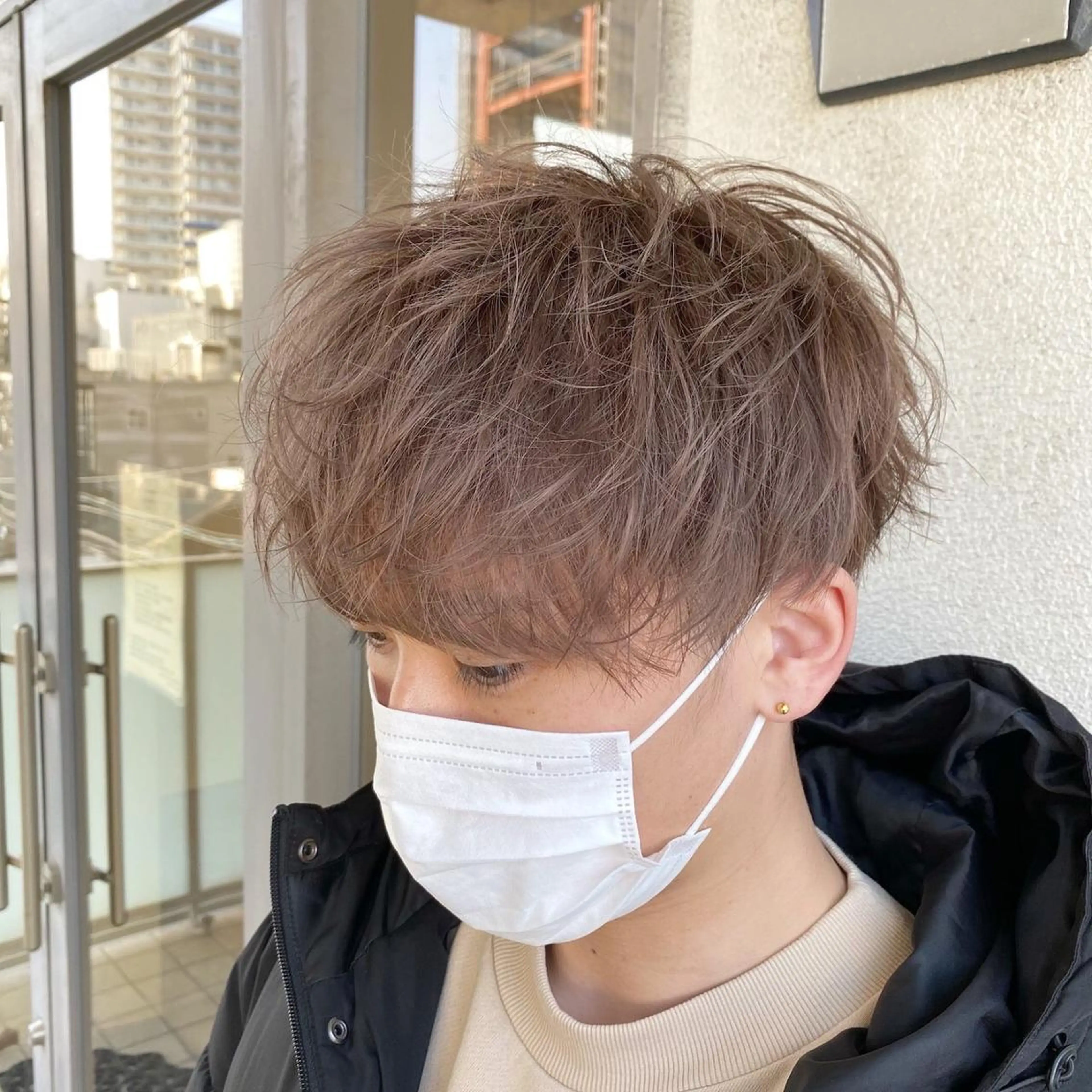 ミディアム カラー ビューティービースト 新宿のヘアスタイル