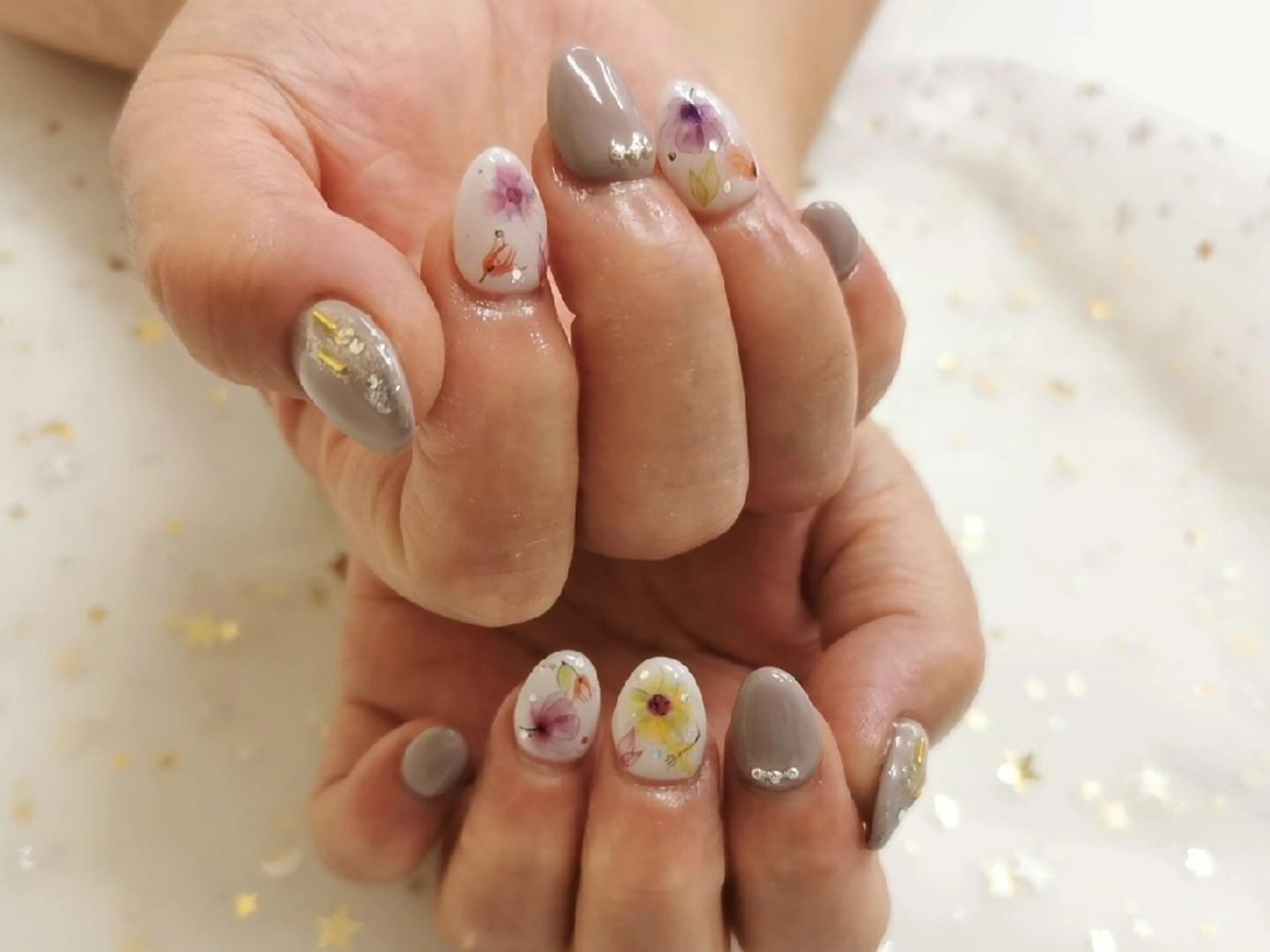 ネイル スカルプネイル 上福岡 らんらんのネイルデザイン