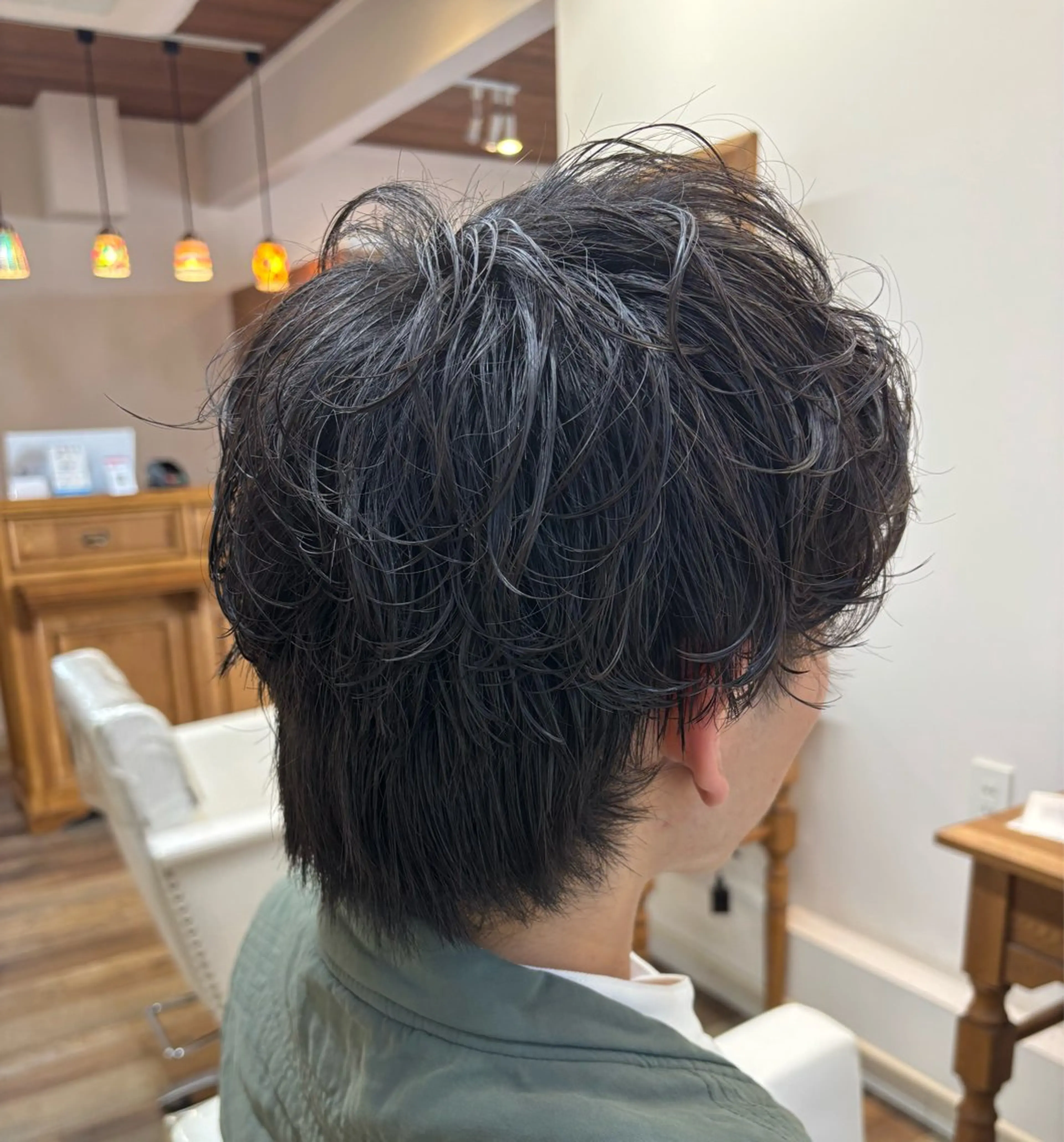 ショート パーマ メンズ メンズパーマ カット Osawa Yutoのヘアスタイル