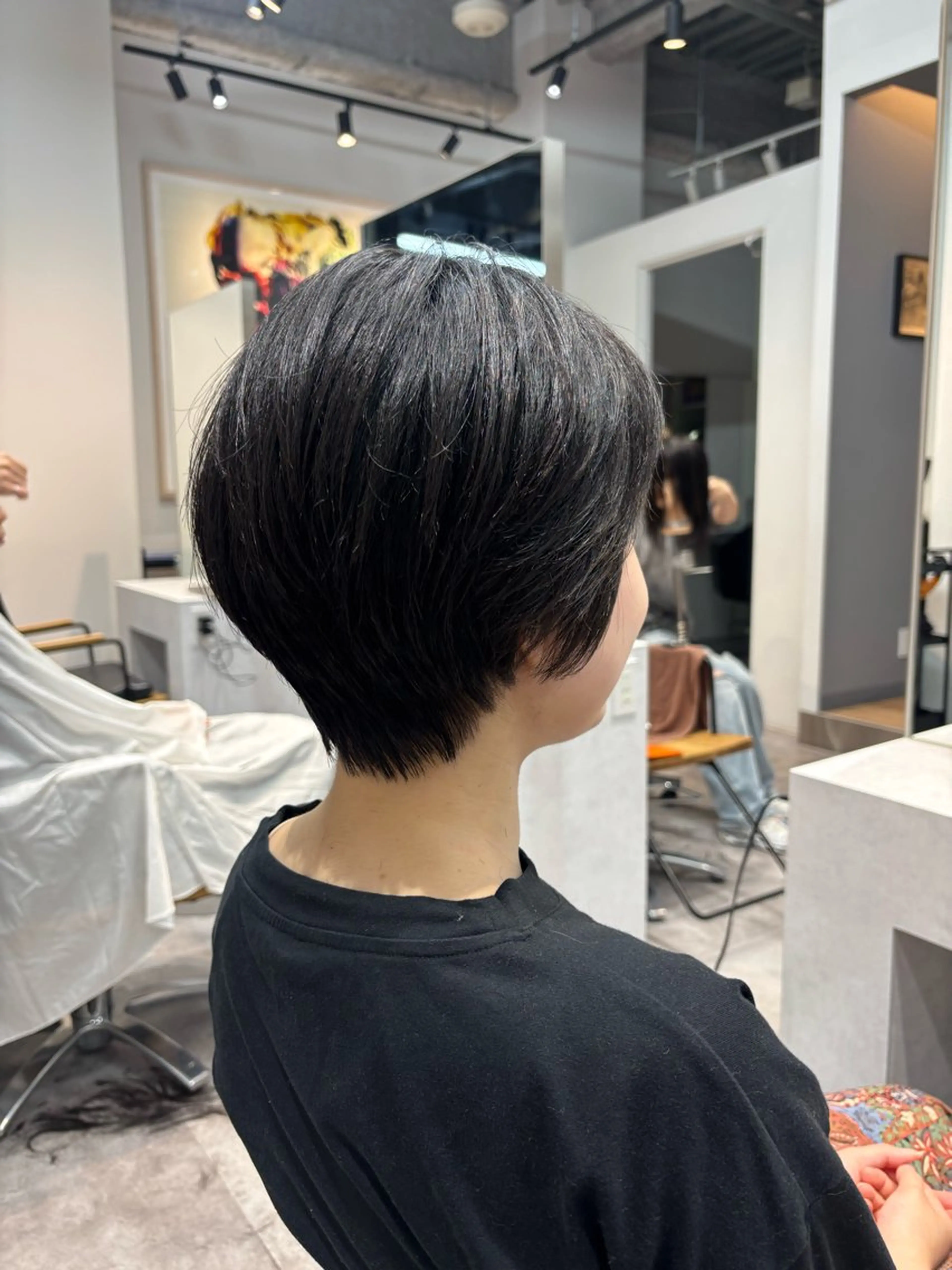 ショート カラー ヘアアレンジ レイヤー/メンズ🥑 マエダアズミ🥑のヘアスタイル