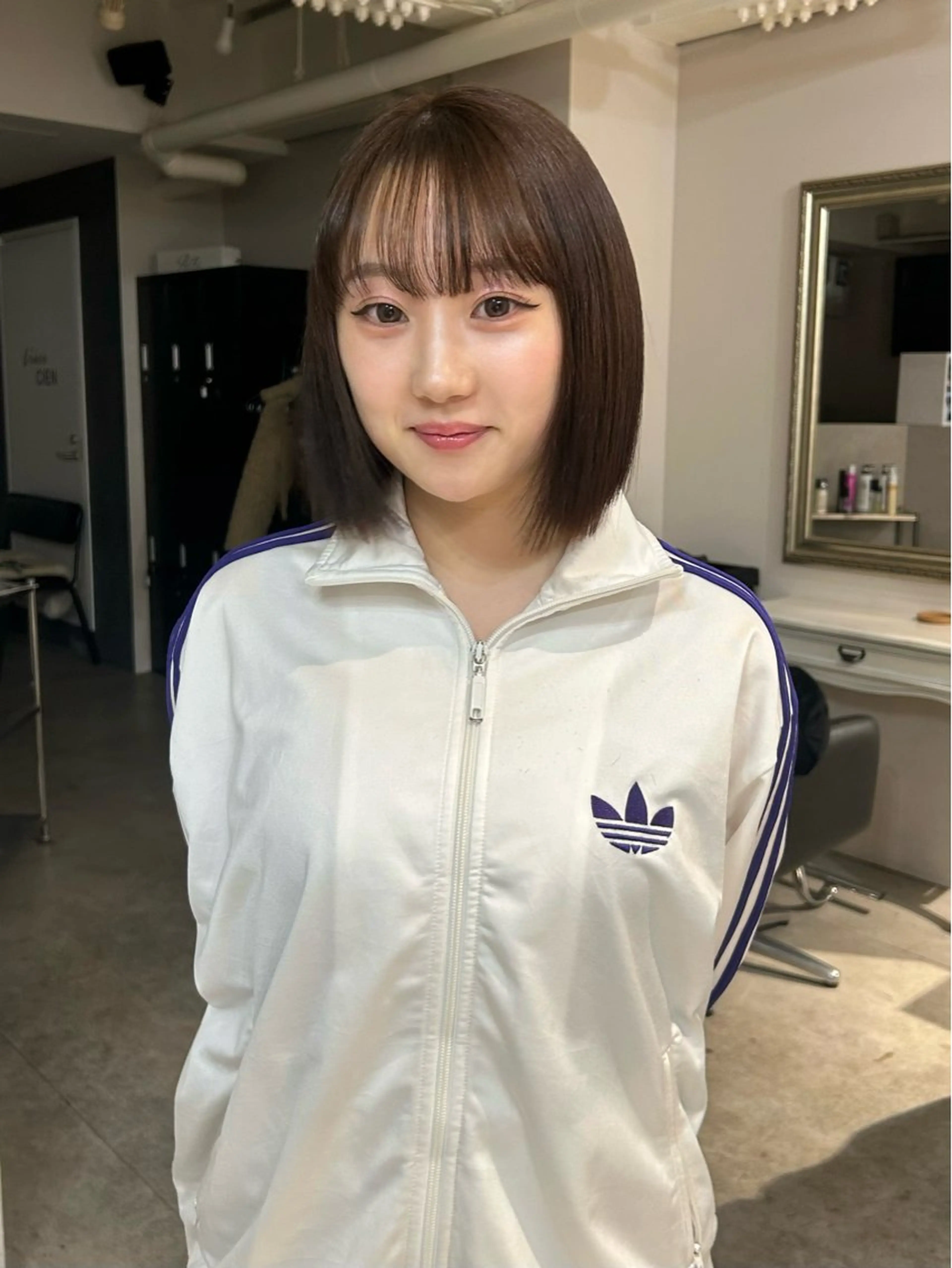 ショート カット ヘアカラー トリートメント えり 堀江/ボブ /成人式カラーのヘアスタイル