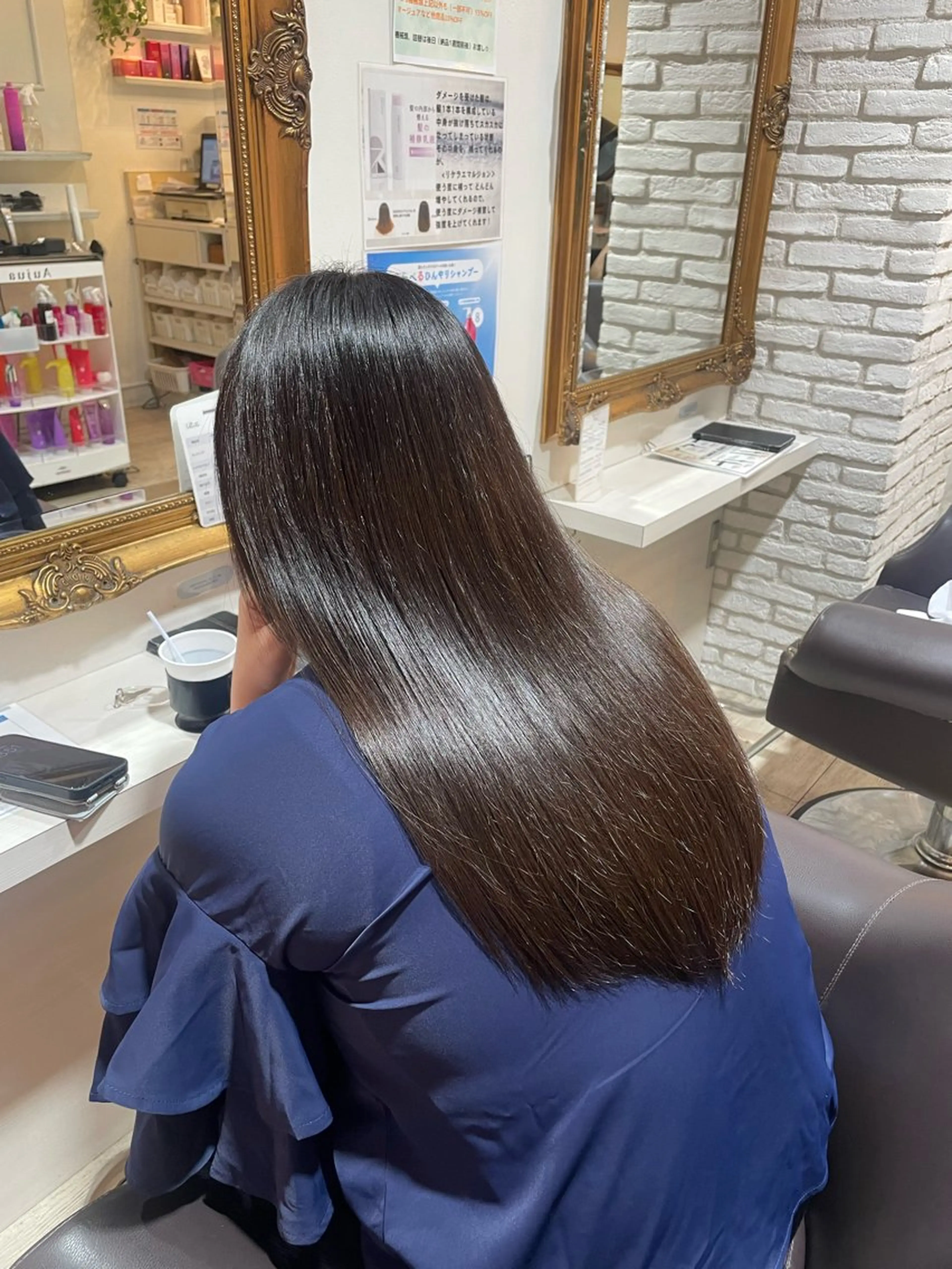 【美髪矯正モデル予約リクエスト限定メニュー✨】縮毛矯正(リタッチも🙆‍♂️)🧚‍♀️日曜日19時30分​〜​のみの写真