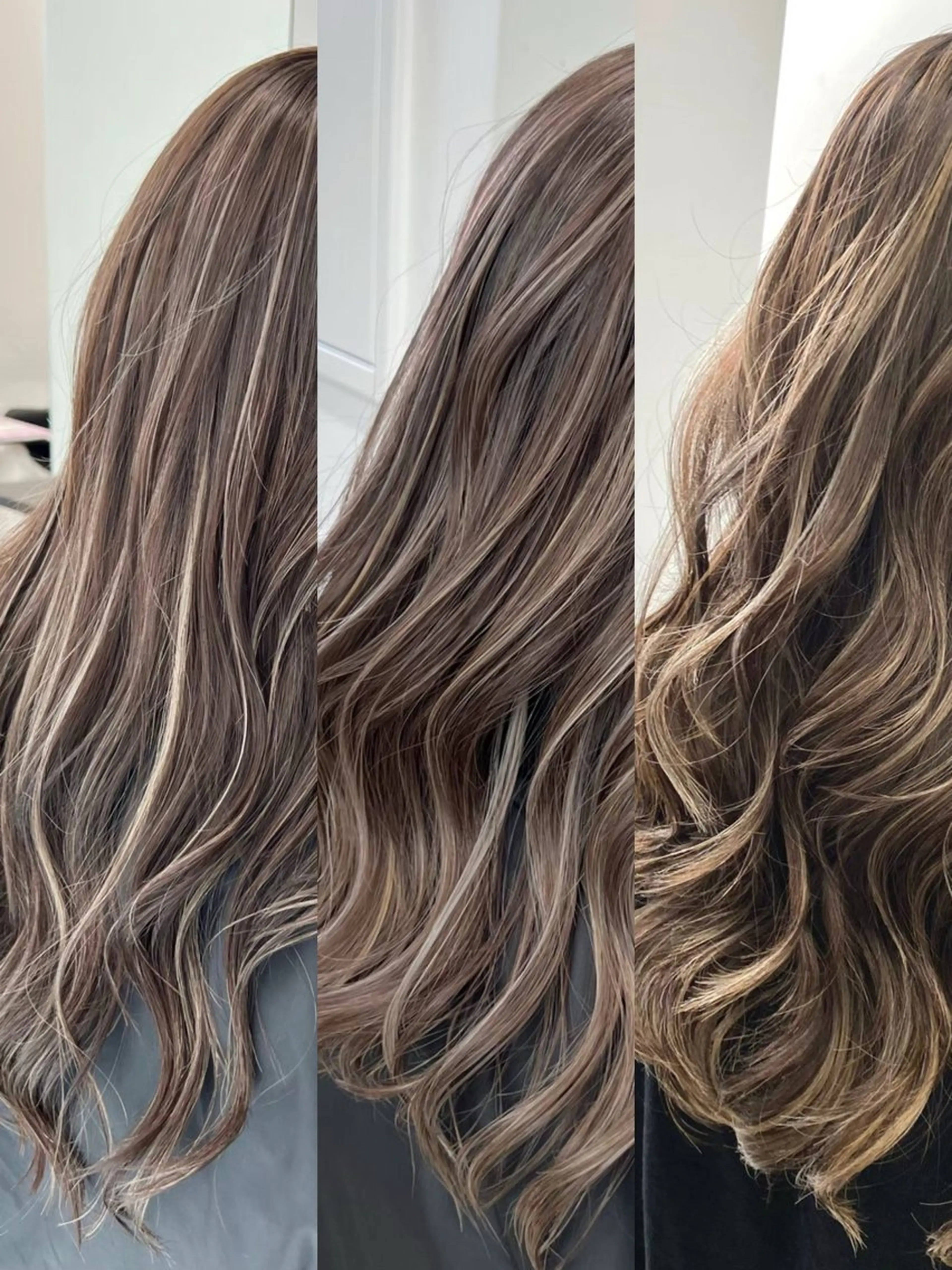 ロング カラー ヘアアレンジ ハイライトカラー ハイライト ヘアカラー トリートメント ブリーチカラー デザインカラー　海音のヘアスタイル