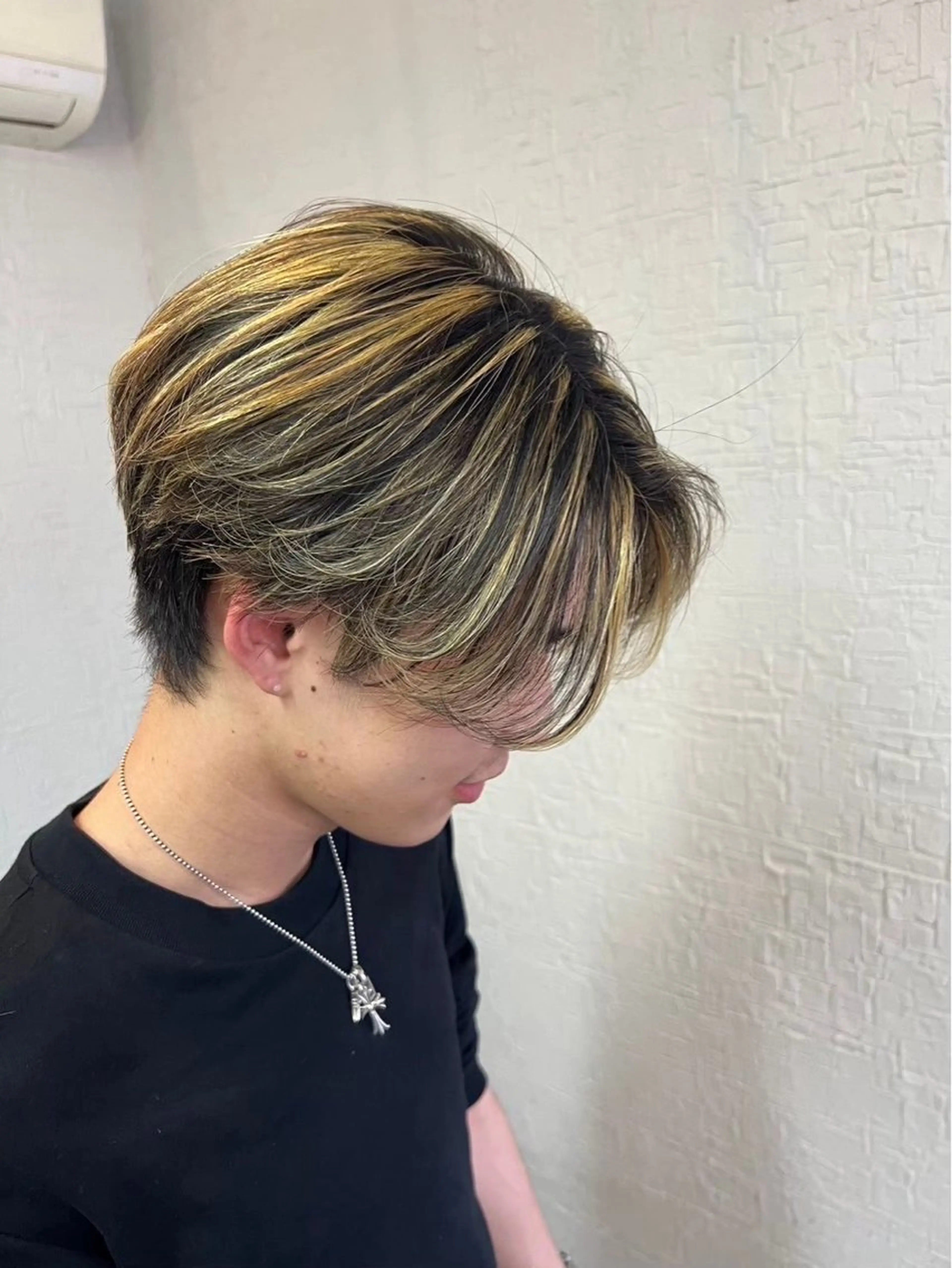 ショート メンズ ヘアカラー 佐藤天斗 /スタイリストのヘアスタイル