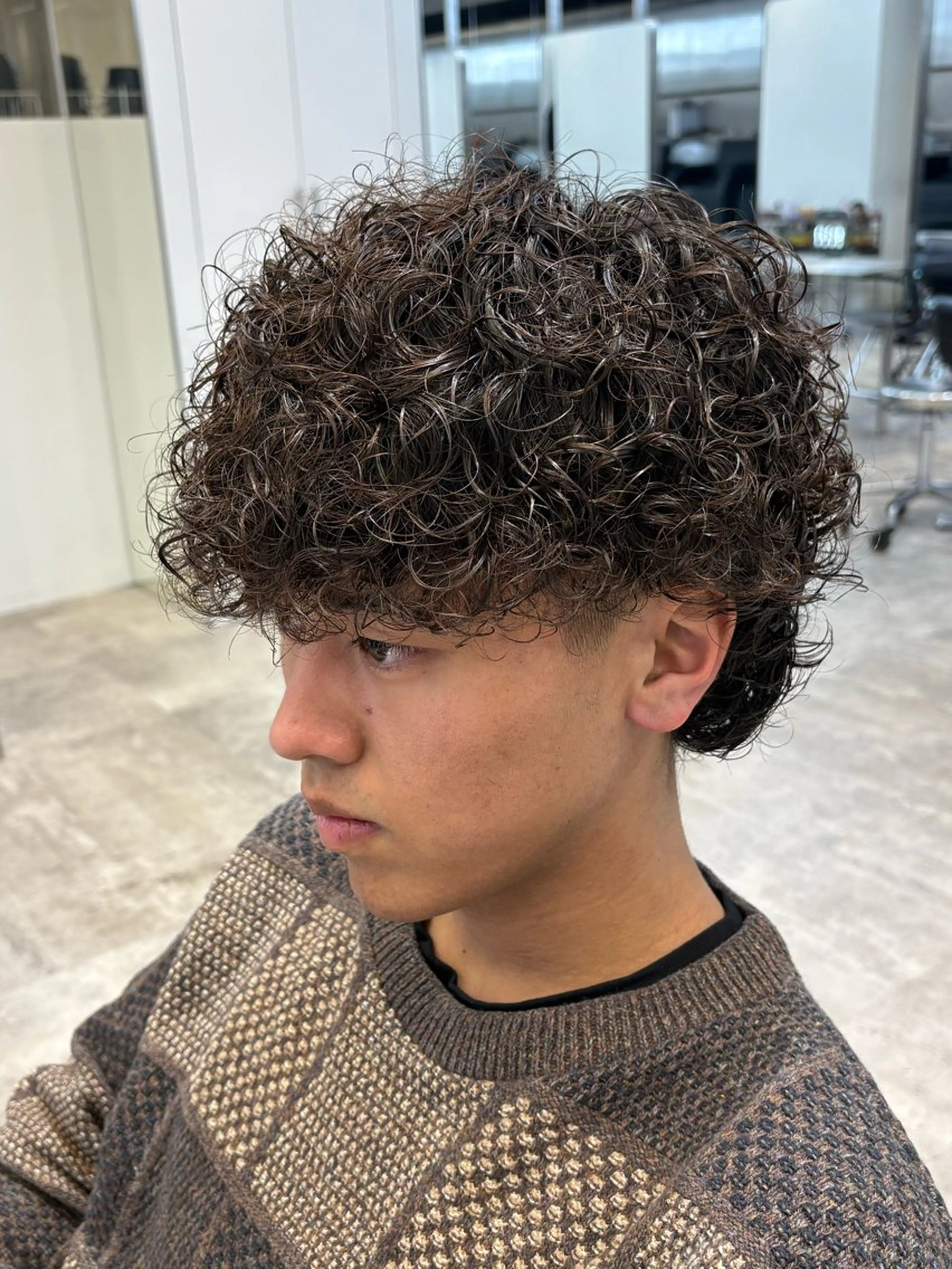 パーマ メンズ カット パーマ fifth 武正 琉生のヘアスタイル