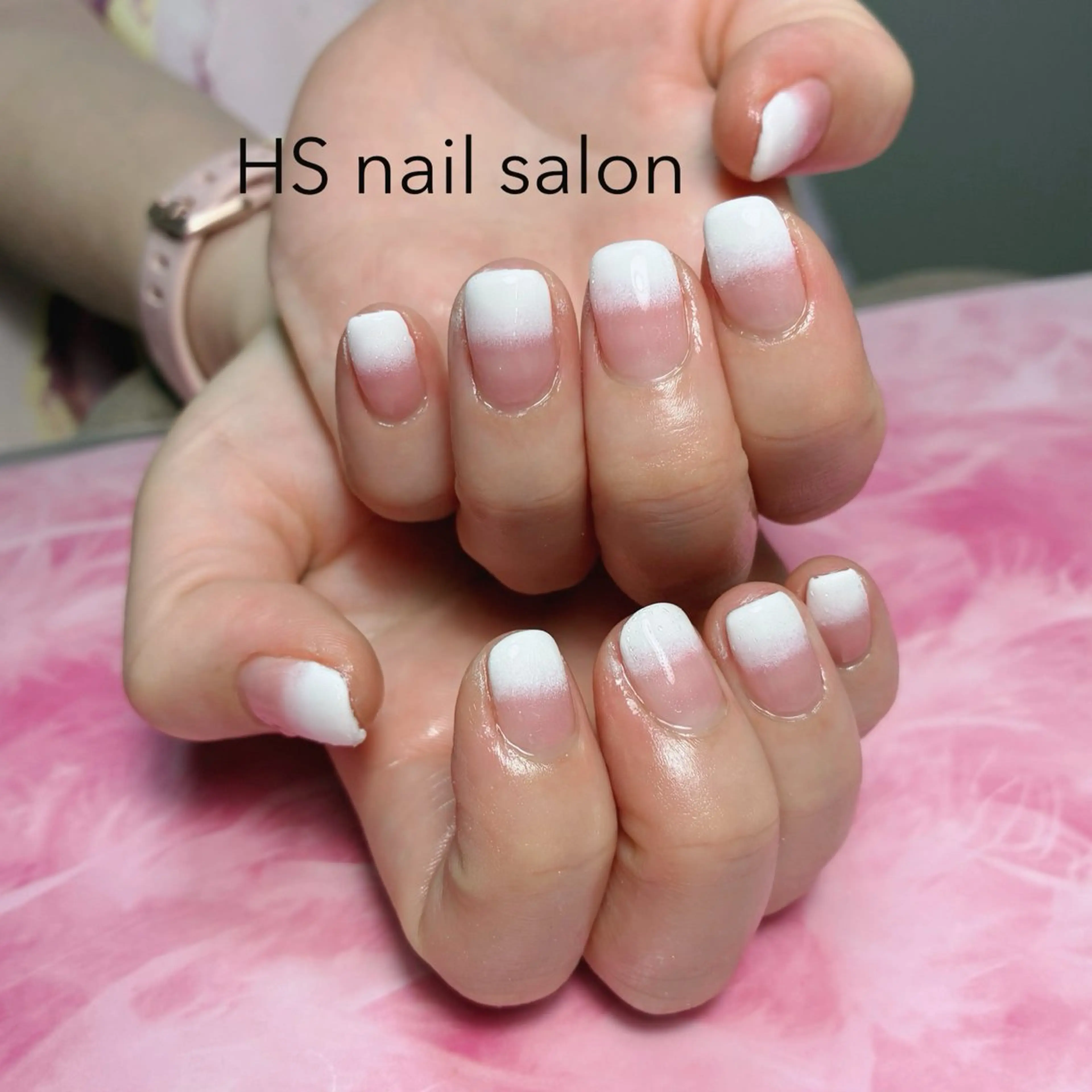 ショート ハンドネイル hs nail salonのネイルデザイン