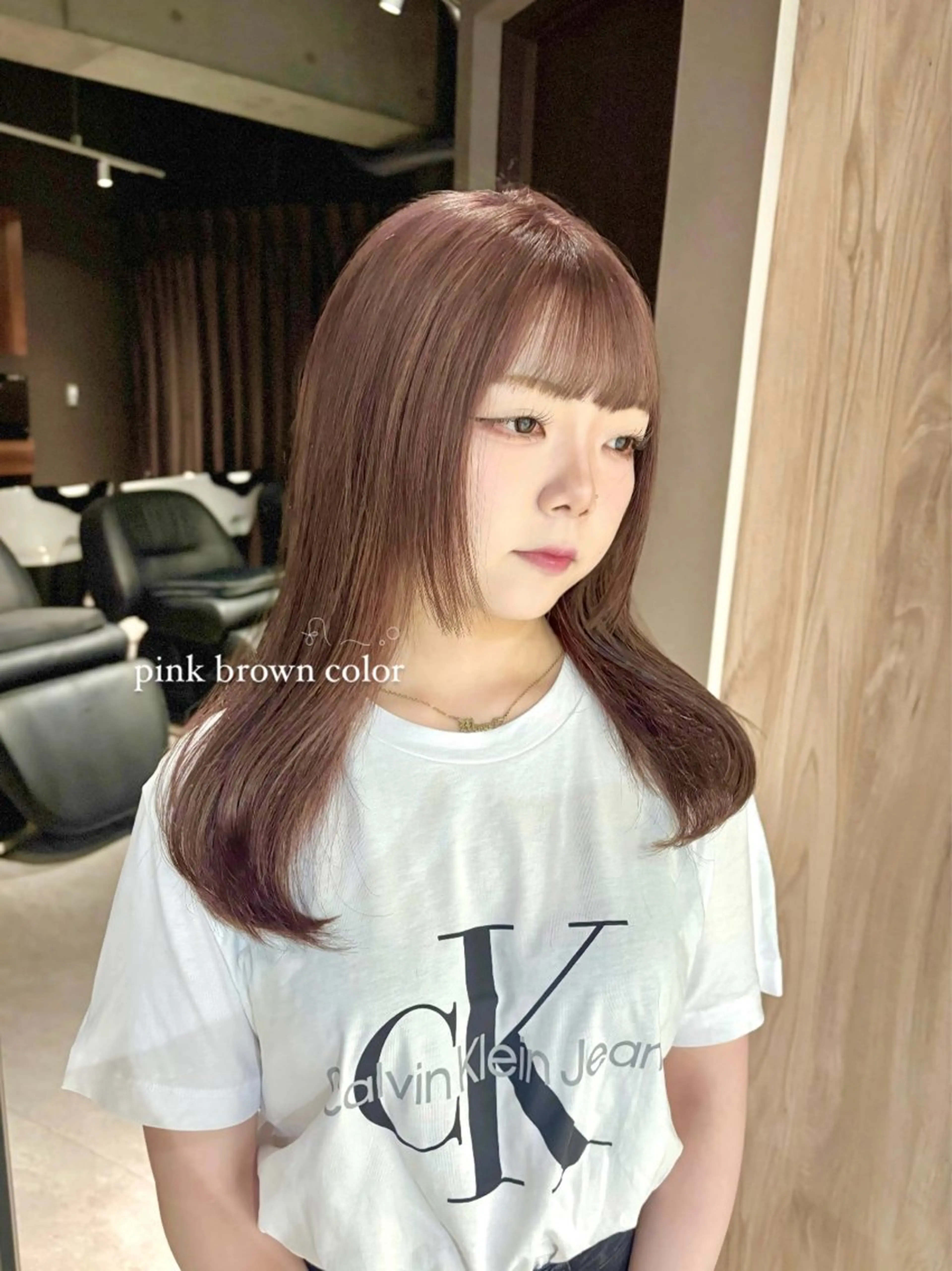 ミディアム カラー ヘアカラー 透明感カラー・レイヤ ー🎀amika🎀のヘアスタイル