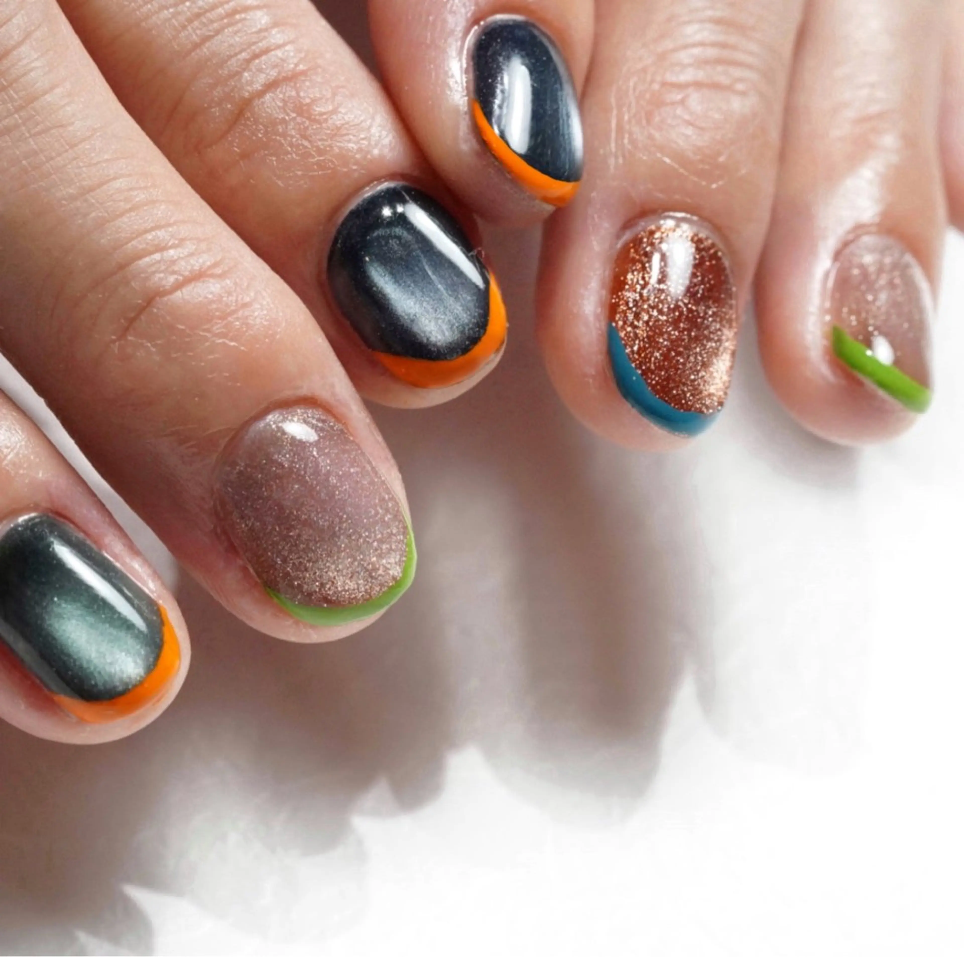 ショート ハンドネイル Re nail所属・Re nailのネイルデザイン