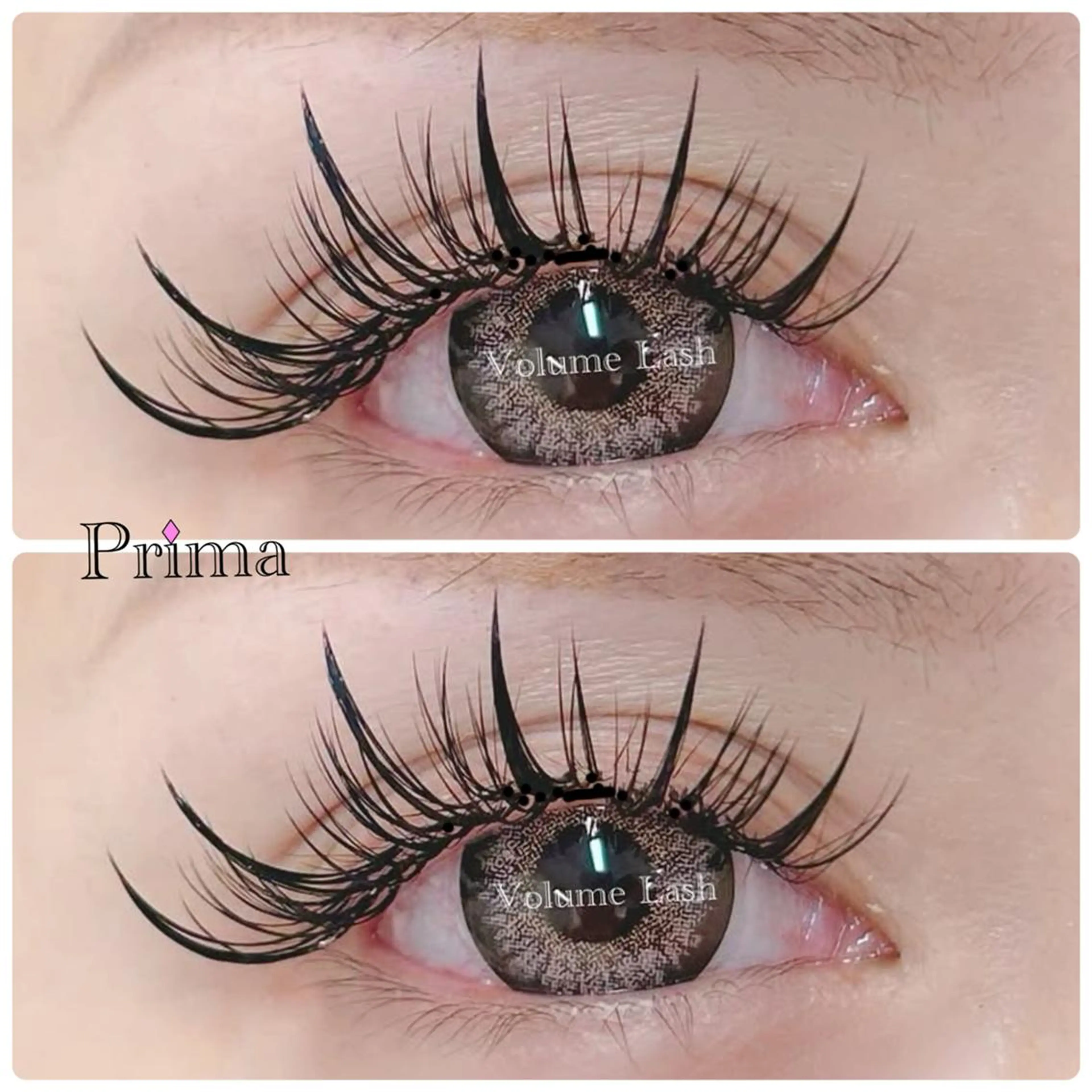 マツエク・マツパ Prima💜 アイラッシュ💜のマツエク・マツパデザイン