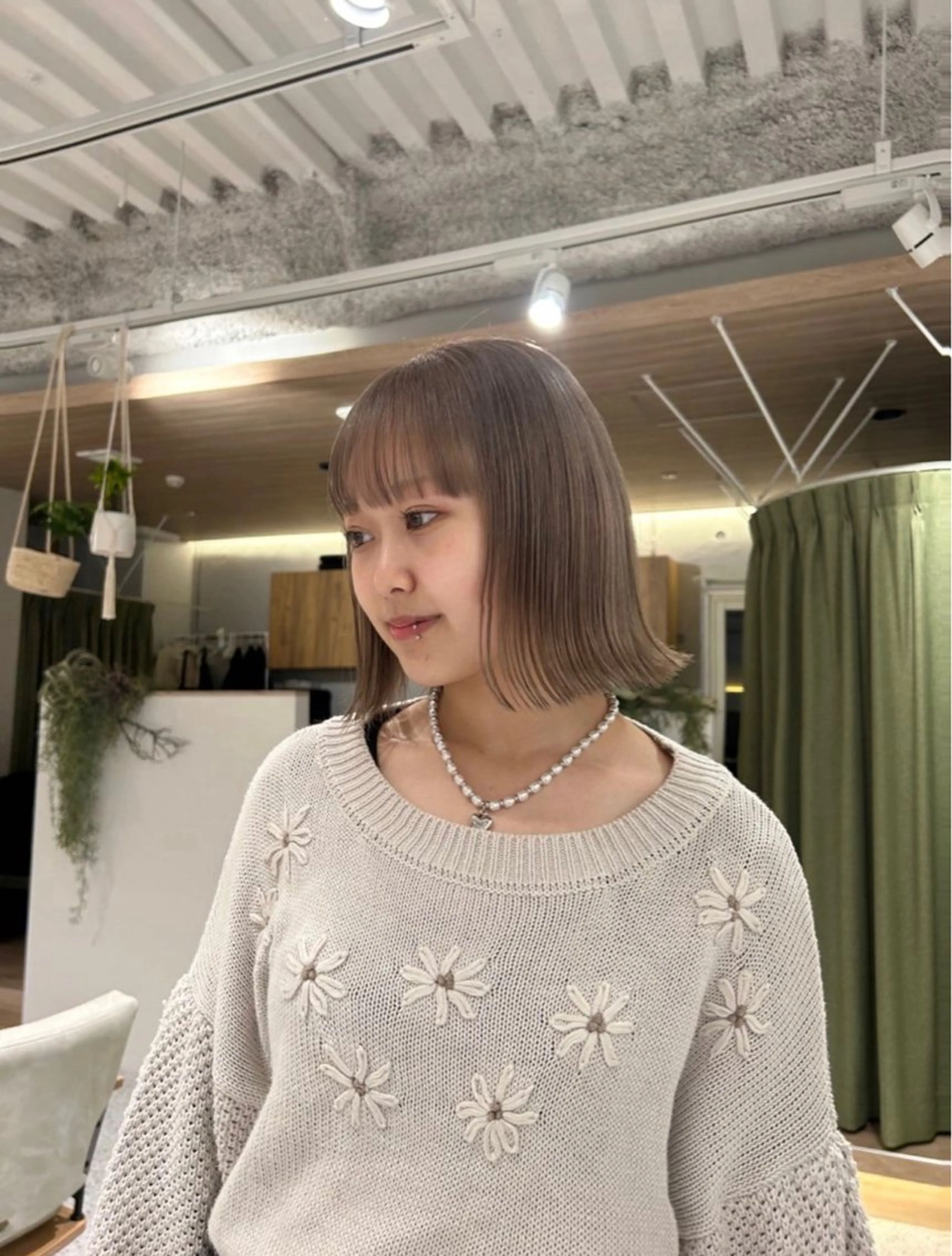 ミディアム ヘアカラー hair&eye🎀 /momoKaのヘアスタイル