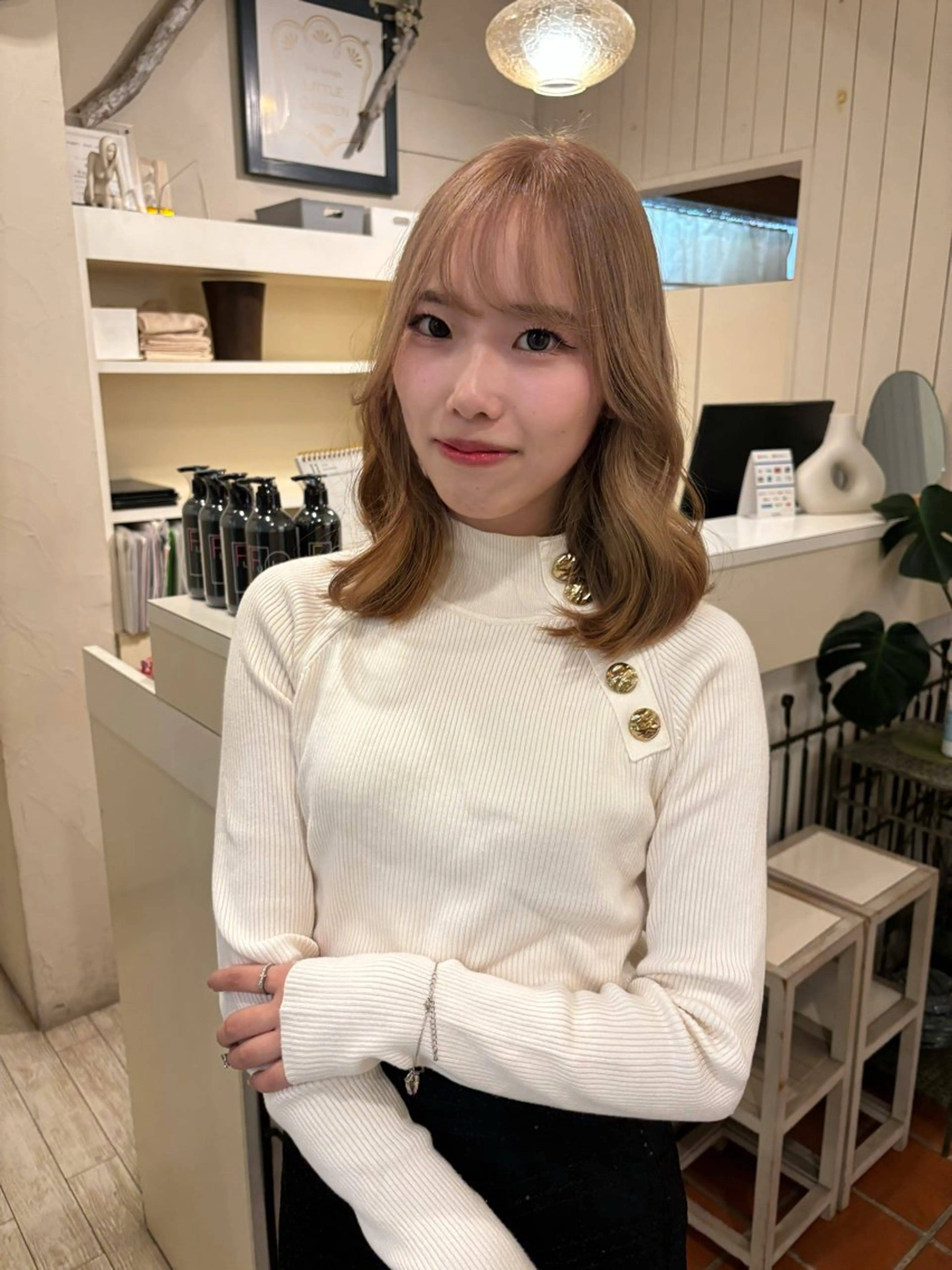 ミディアム ヘアカラー LittleGarden所属・リトルガーデン/ yuka🧁‎‎のヘアスタイル