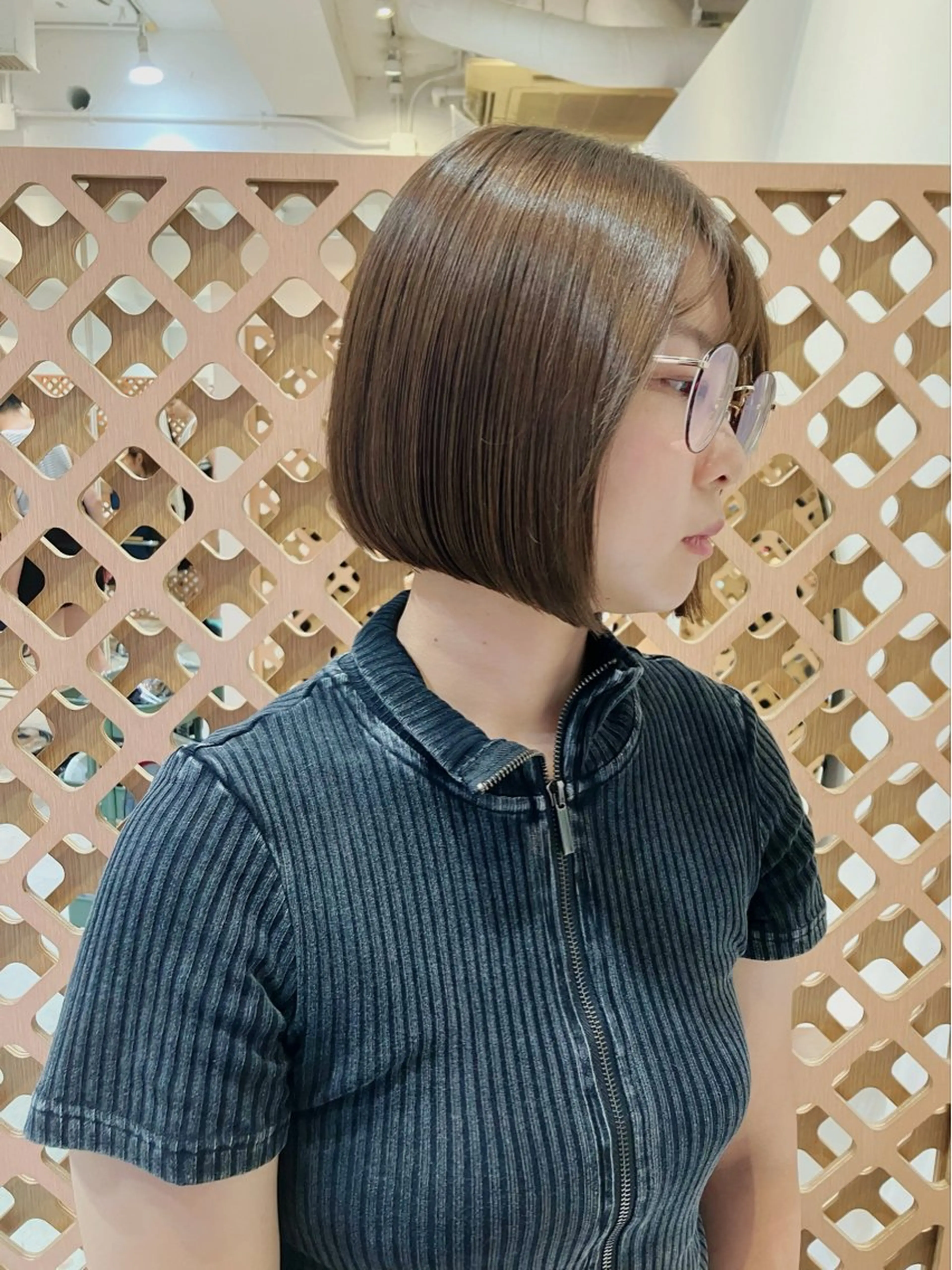 ショート カラー ボブ カット ヘアカラー 川間 将彦のヘアスタイル