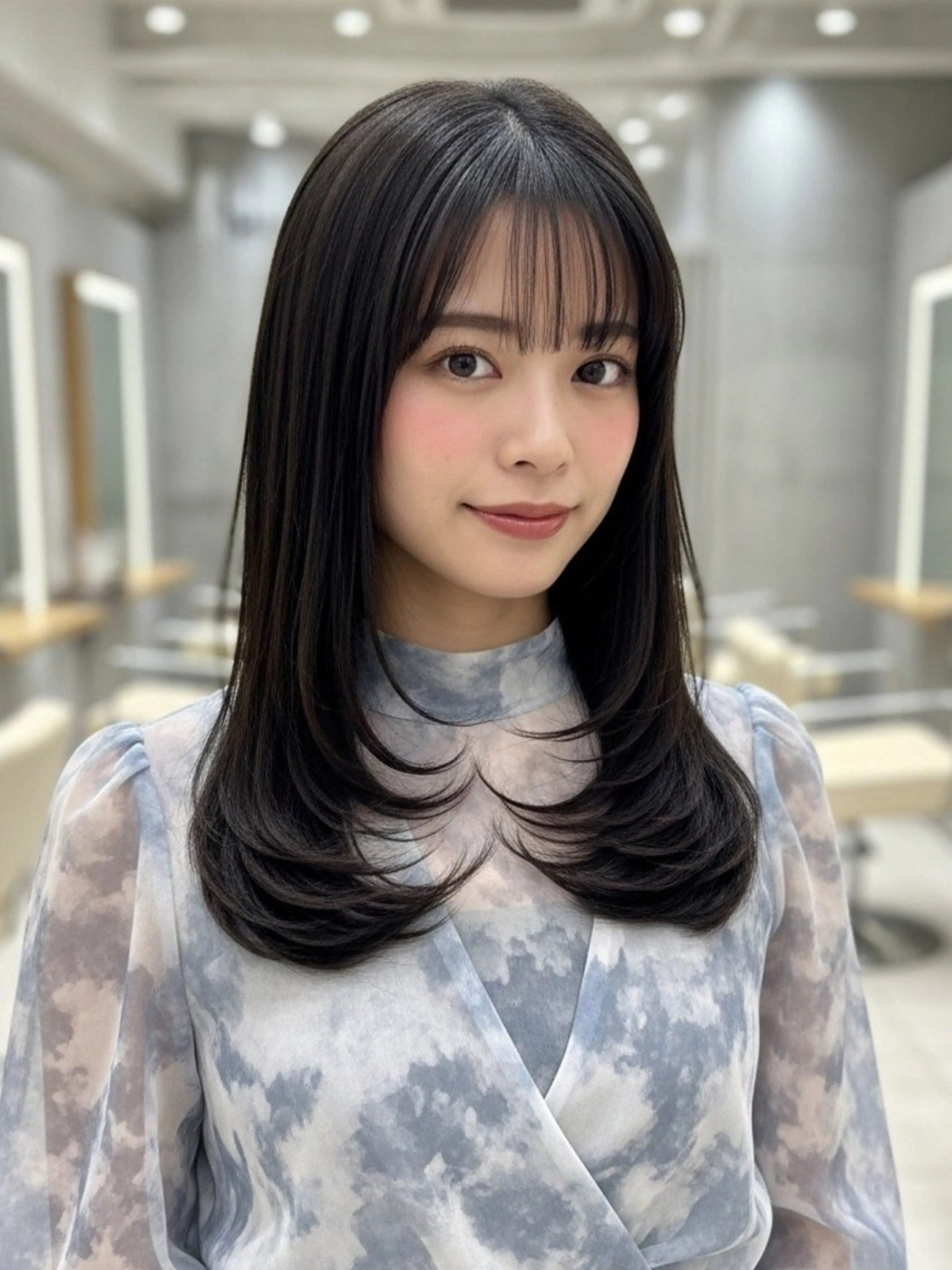 ロング 似合わせボブ✖️ 韓国レイヤー✨小関のヘアスタイル