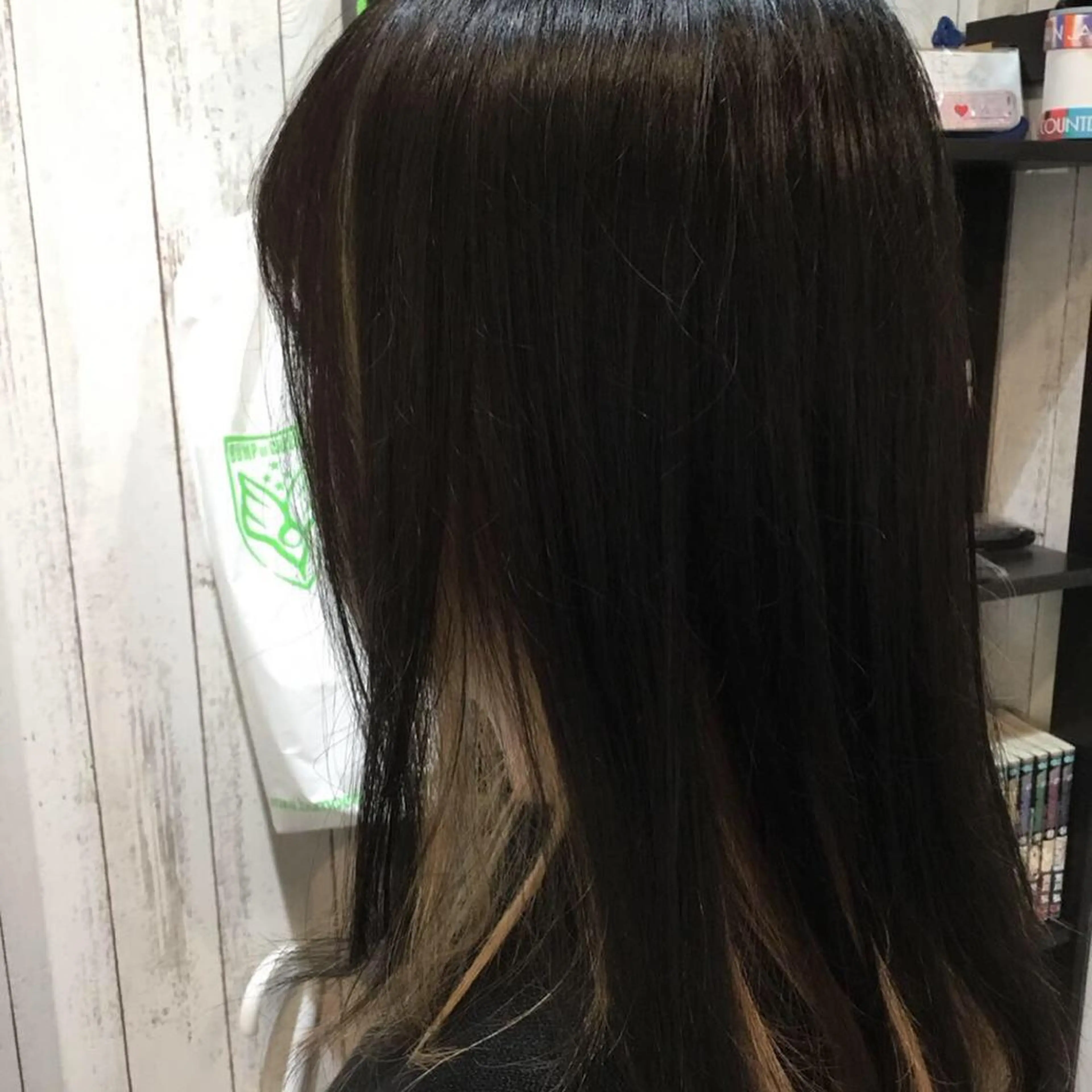 ミディアム カラー 金崎 新吾のヘアスタイル