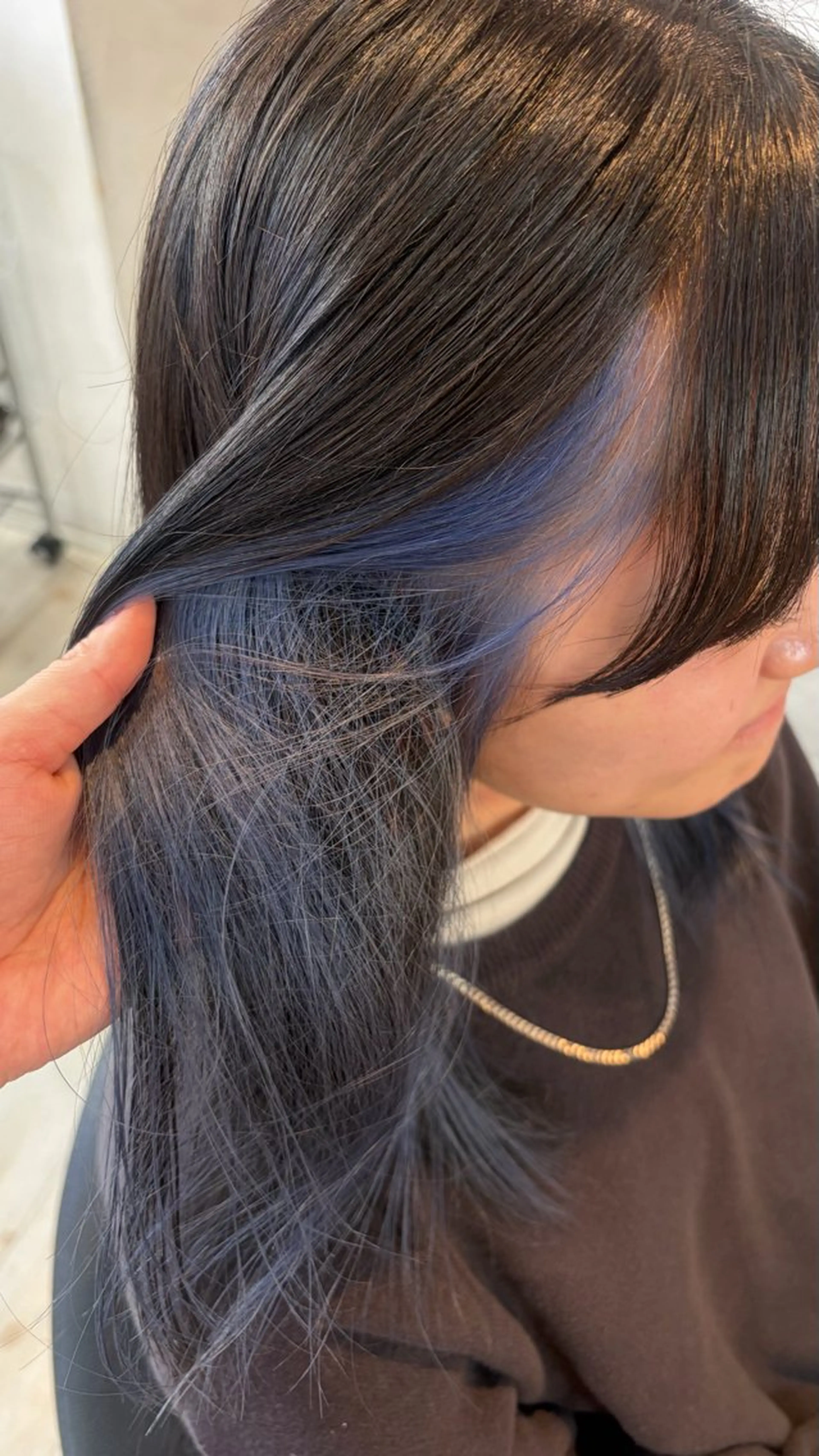 ミディアム カラー ヘアカラー トリートメント ブリーチ/髪質改善/ ハイトーン/暖色のヘアスタイル