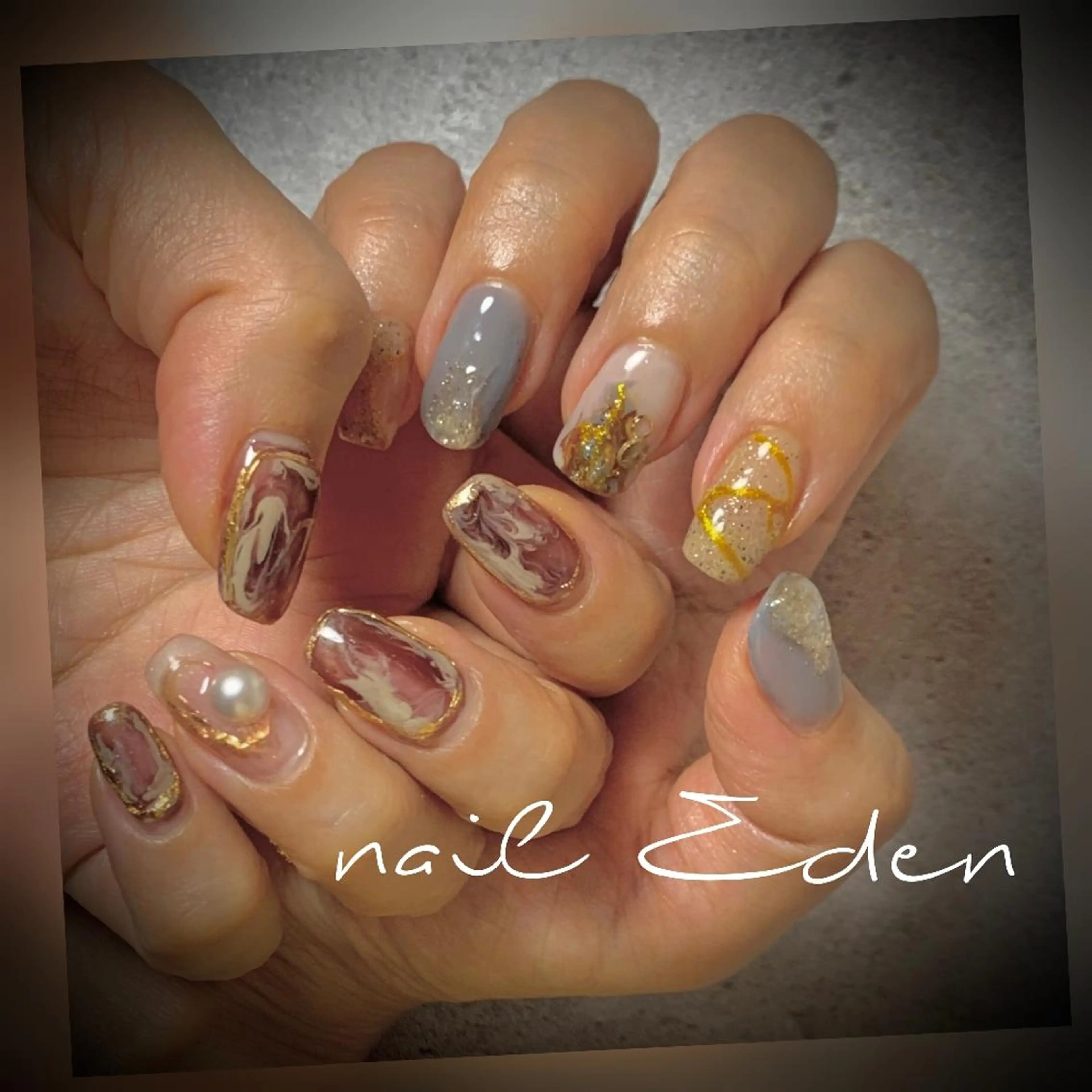 ネイル ハンドネイル ハンドケア Eden　private nail saron所属・Eden ♾️のネイルデザイン