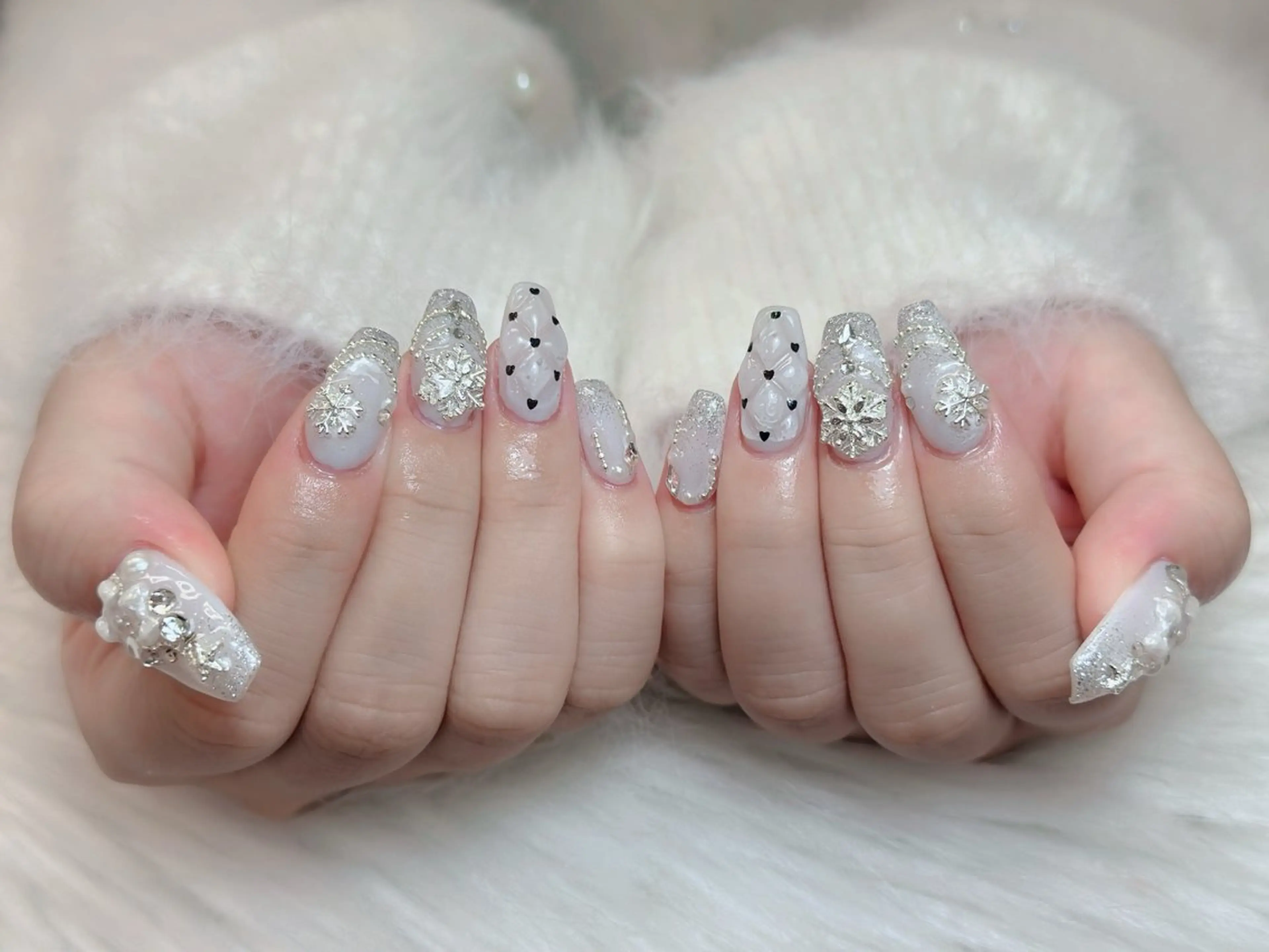 ネイル アートネイル ジェルネイル マグネットネイル ハンドネイル JennNail_ マオのネイルデザイン