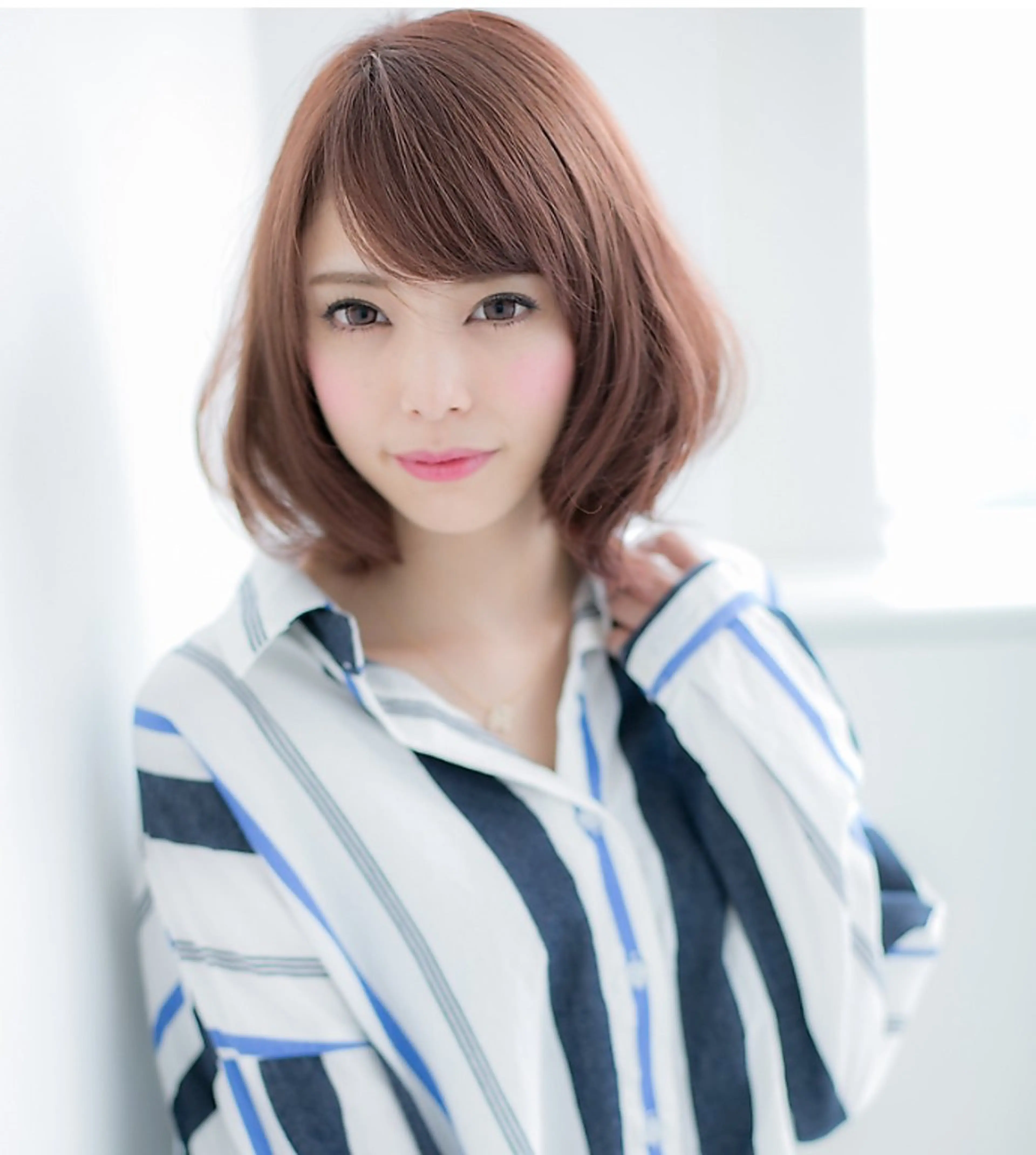 【暖色オススメ】ファッションorグレイカラー(お色味相談OK👍根元2cm以上)+3STEPトリートメント+ブローの写真