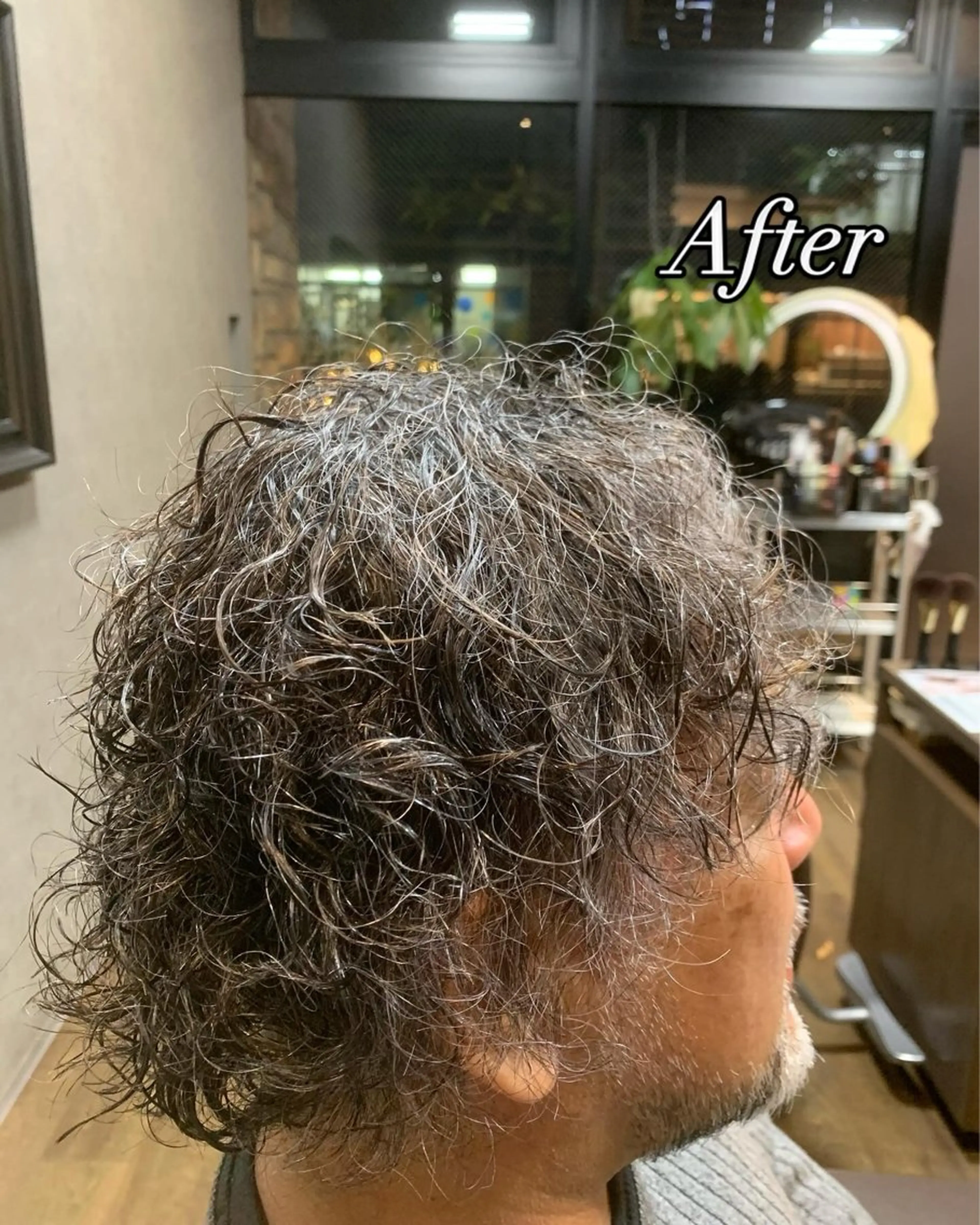 メンズカット＋デザインスパラルパ一マ＋炭酸泉の写真