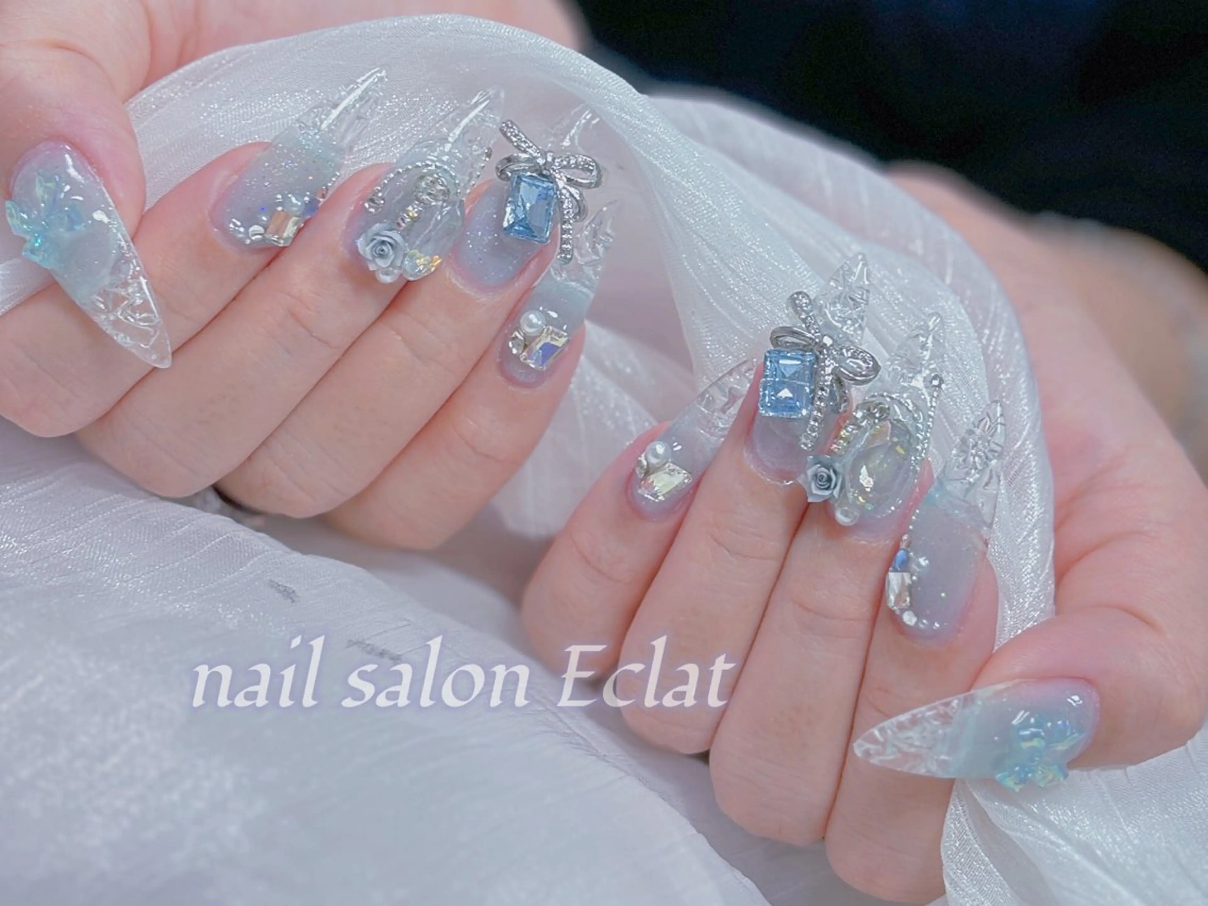 ネイル ネイルサロンエクラ 🫧Shizukaのネイルデザイン