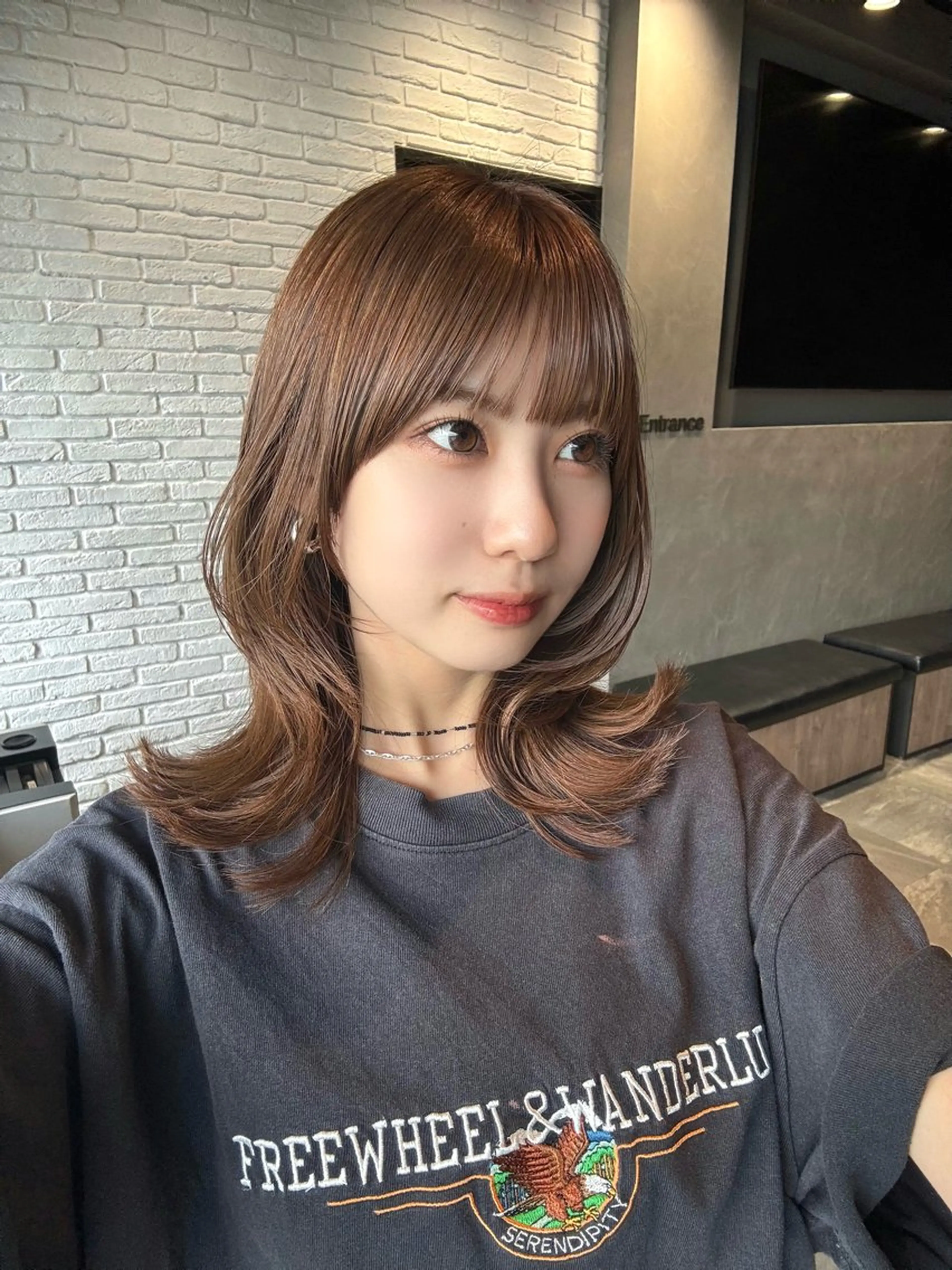 ロング カラー カット ヘアカラー トリートメント レイヤー/顔まわり/ 透明感/kana🩰のヘアスタイル