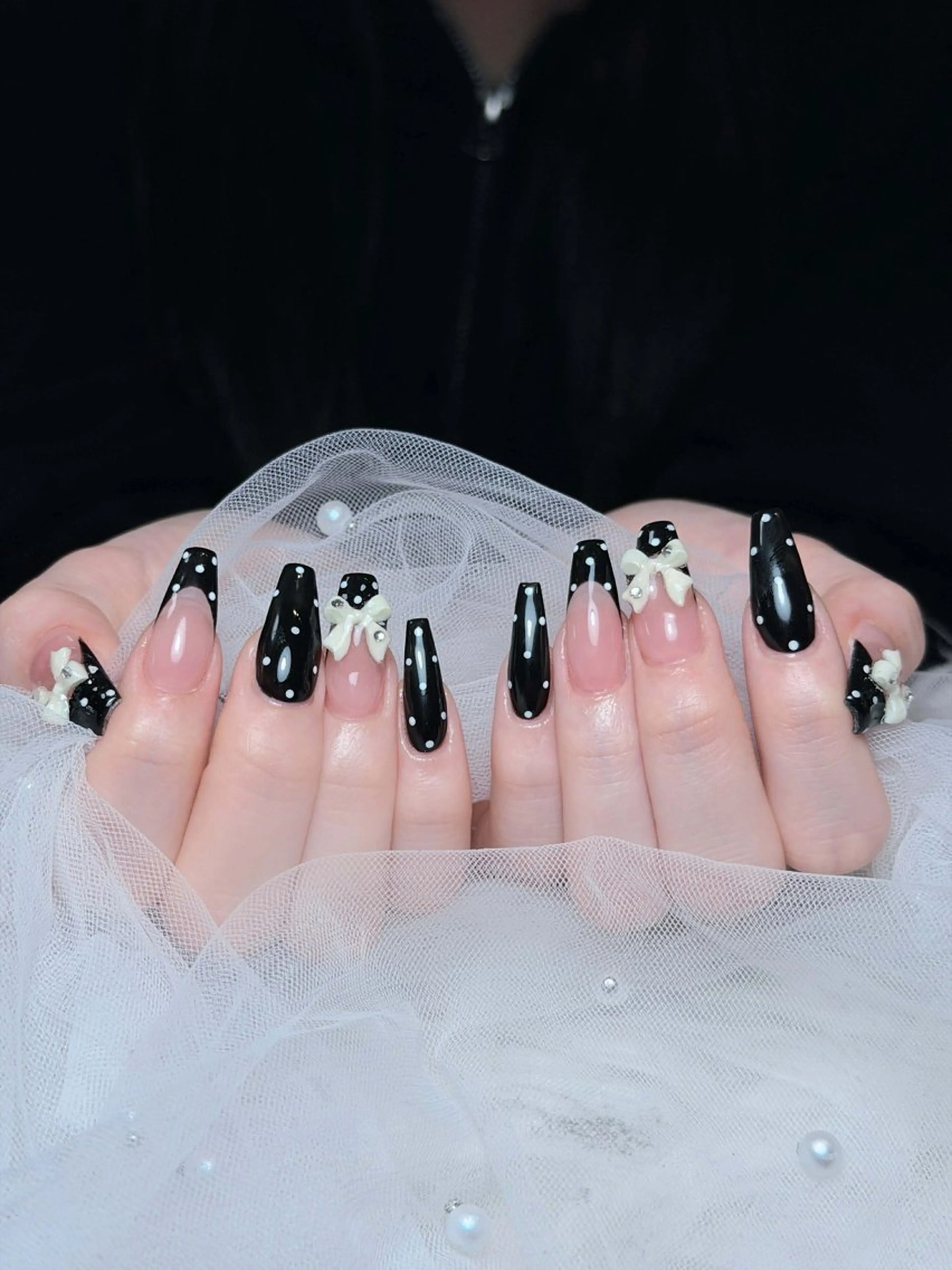 ネイル オーロラネイル ボルドー ブラウン 氷ネイル・うるうるネイル キラキラネイル ハンドネイル Julli NailStudioのネイルデザイン