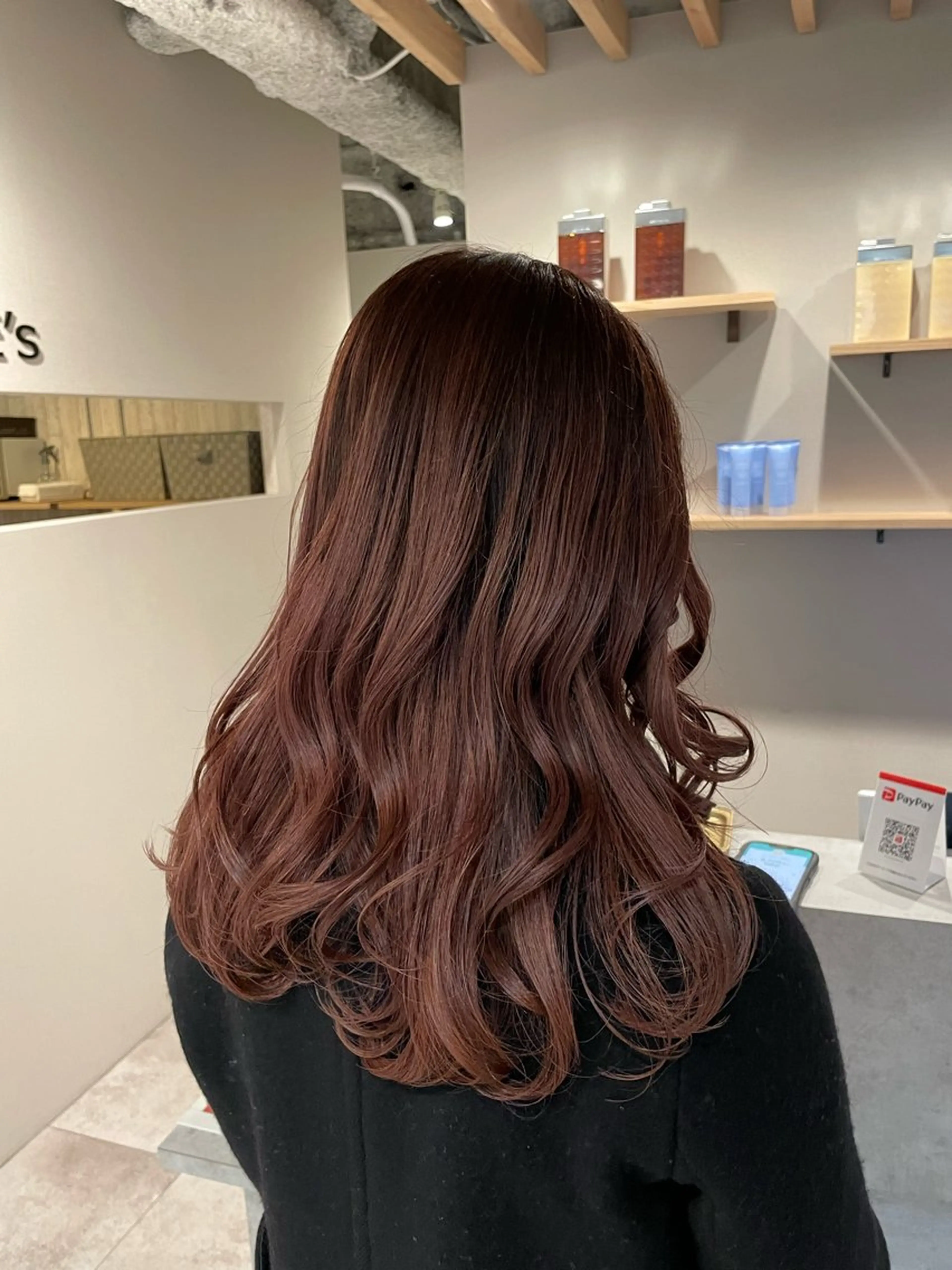 セミロング カラー Re:Live 澁谷玄のヘアスタイル