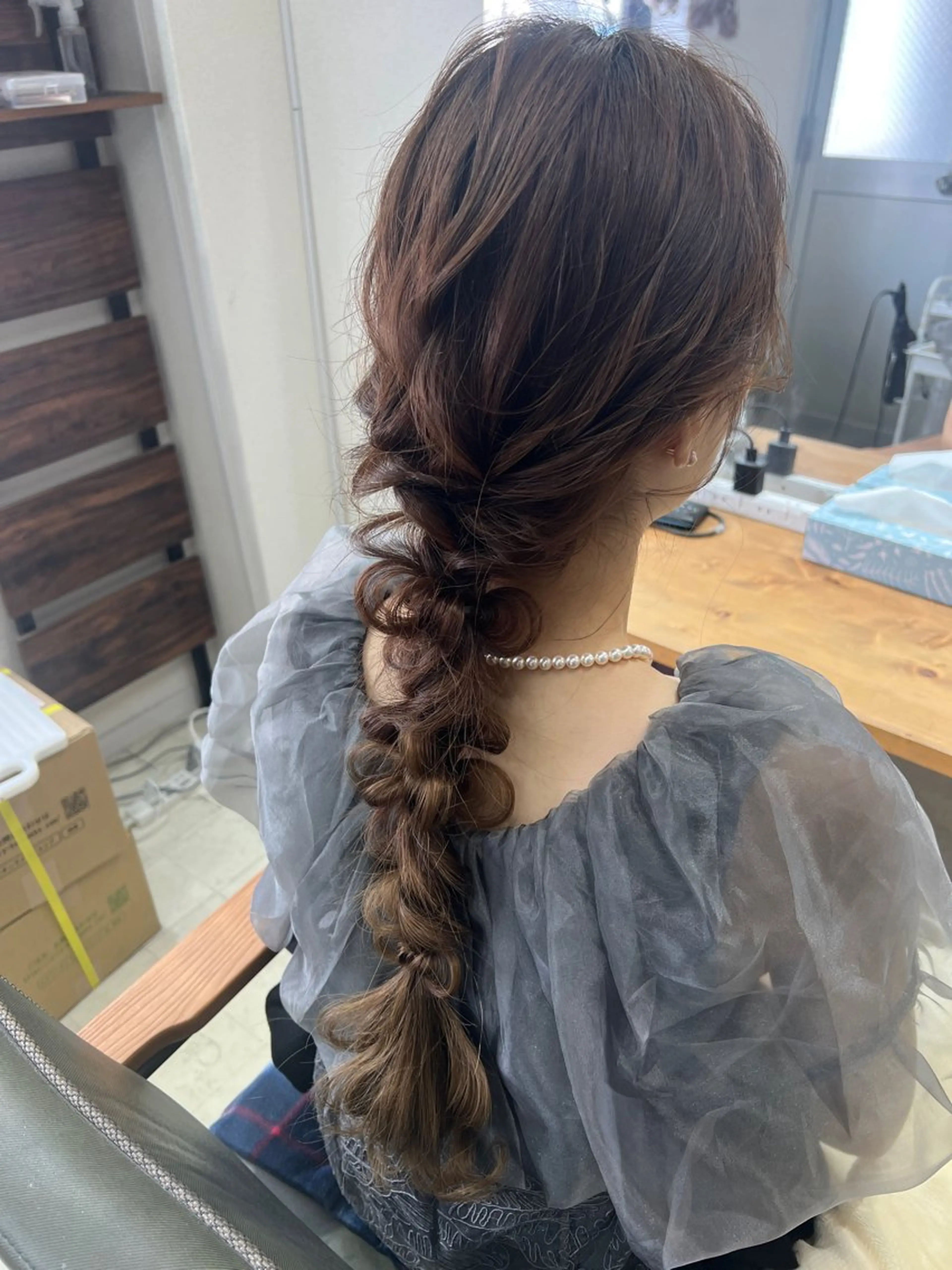 ロング ヘアアレンジ 山室 敬義のヘアスタイル