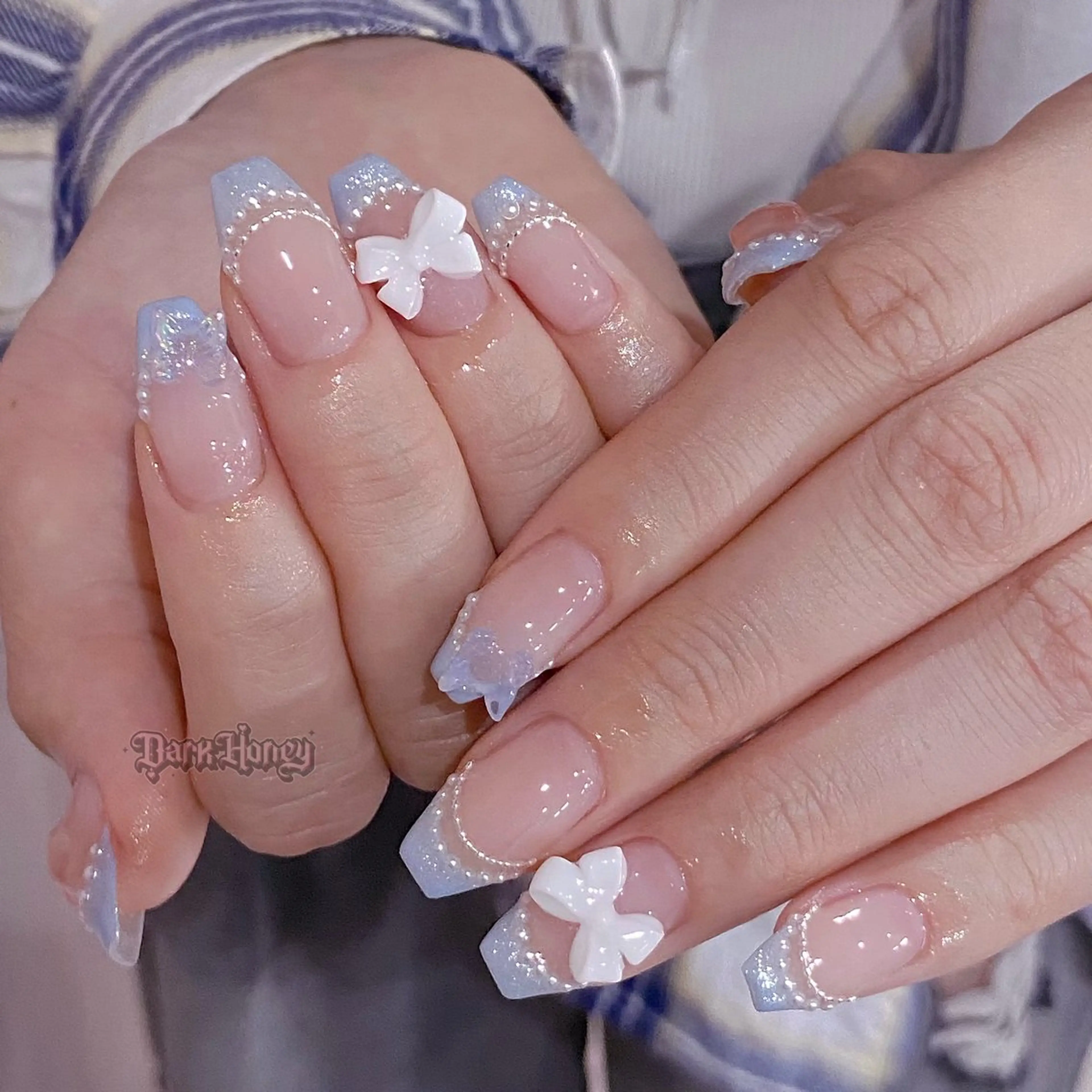 ネイル ハンドネイル Dark honey スカルプ専門原宿店のネイルデザイン