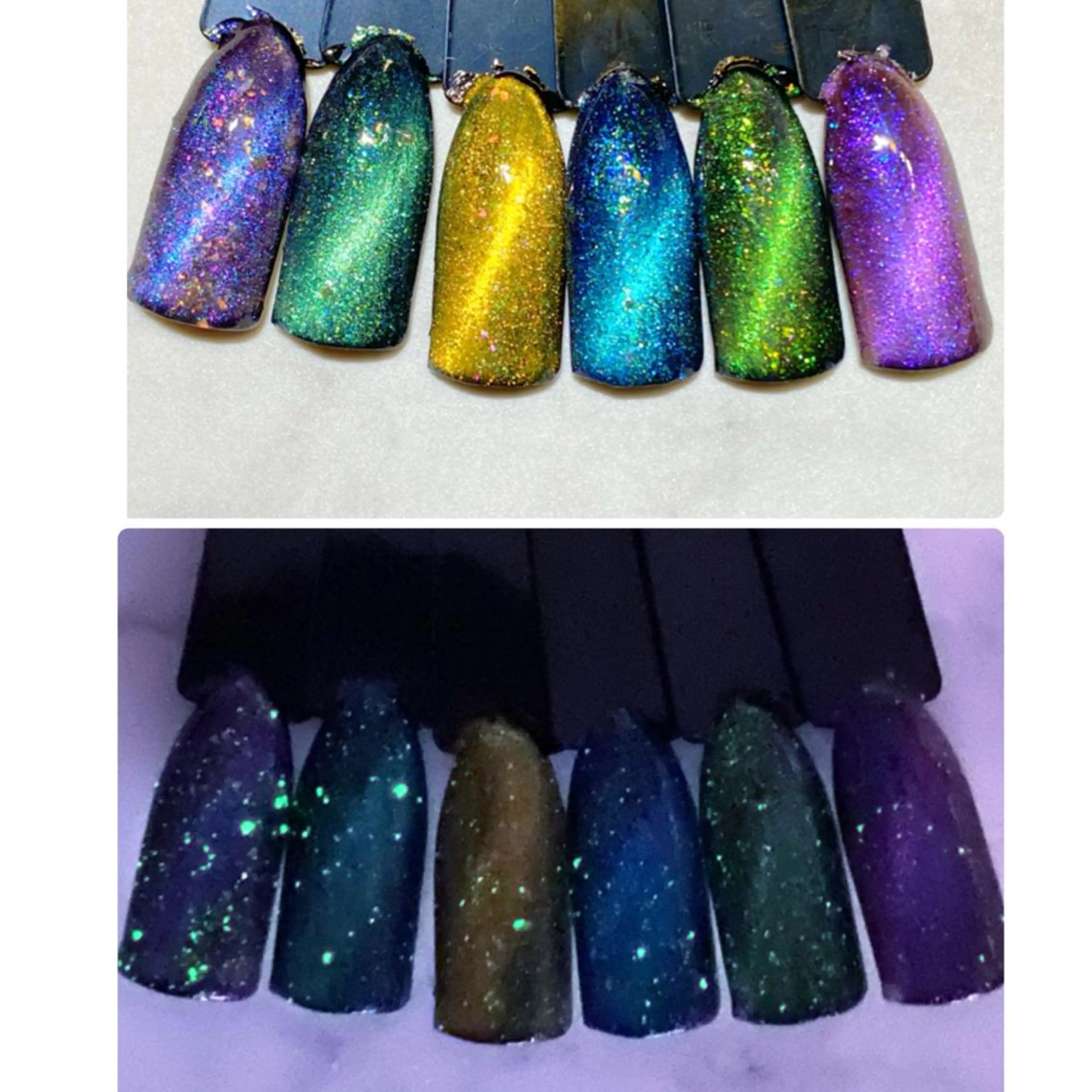 ネイル ジェルネイル マグネットネイル YUN 💅のネイルデザイン