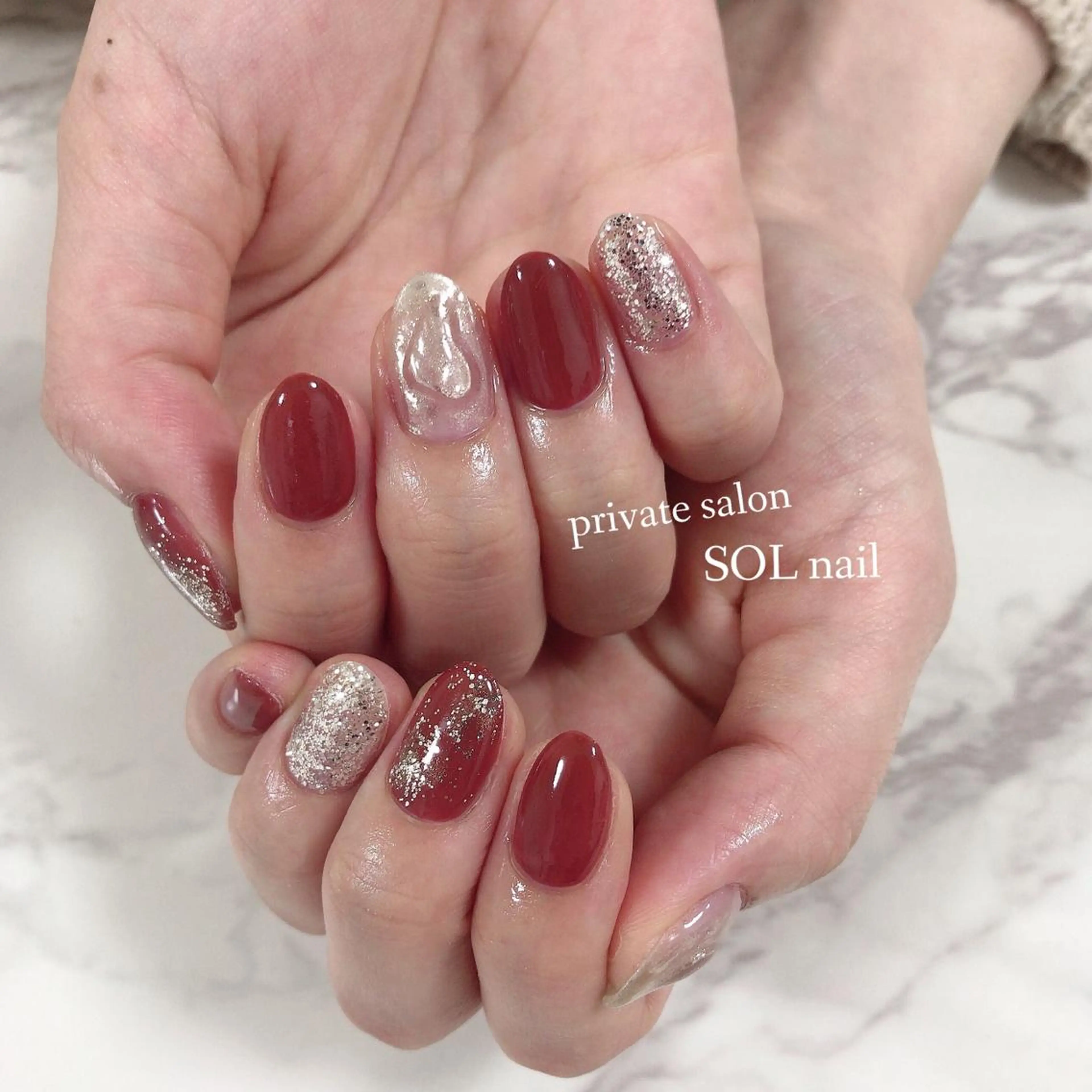 ネイル ハンドネイル SOL NAILのネイルデザイン
